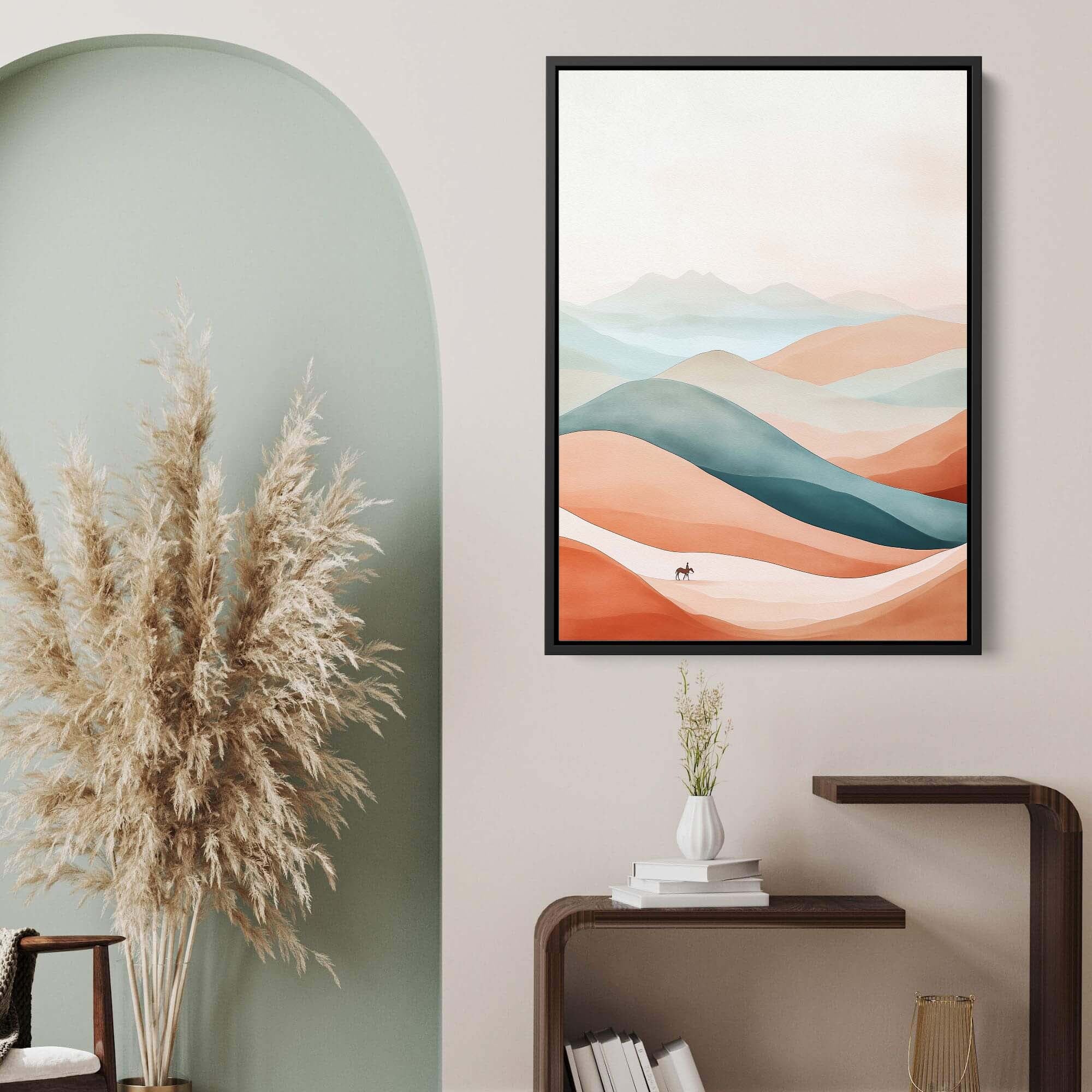 Abstract Desert Nomad Canvas Print