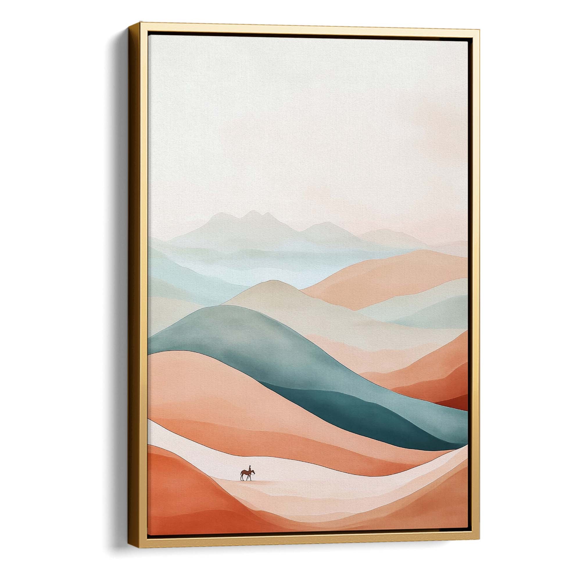 Abstract Desert Nomad Canvas Print
