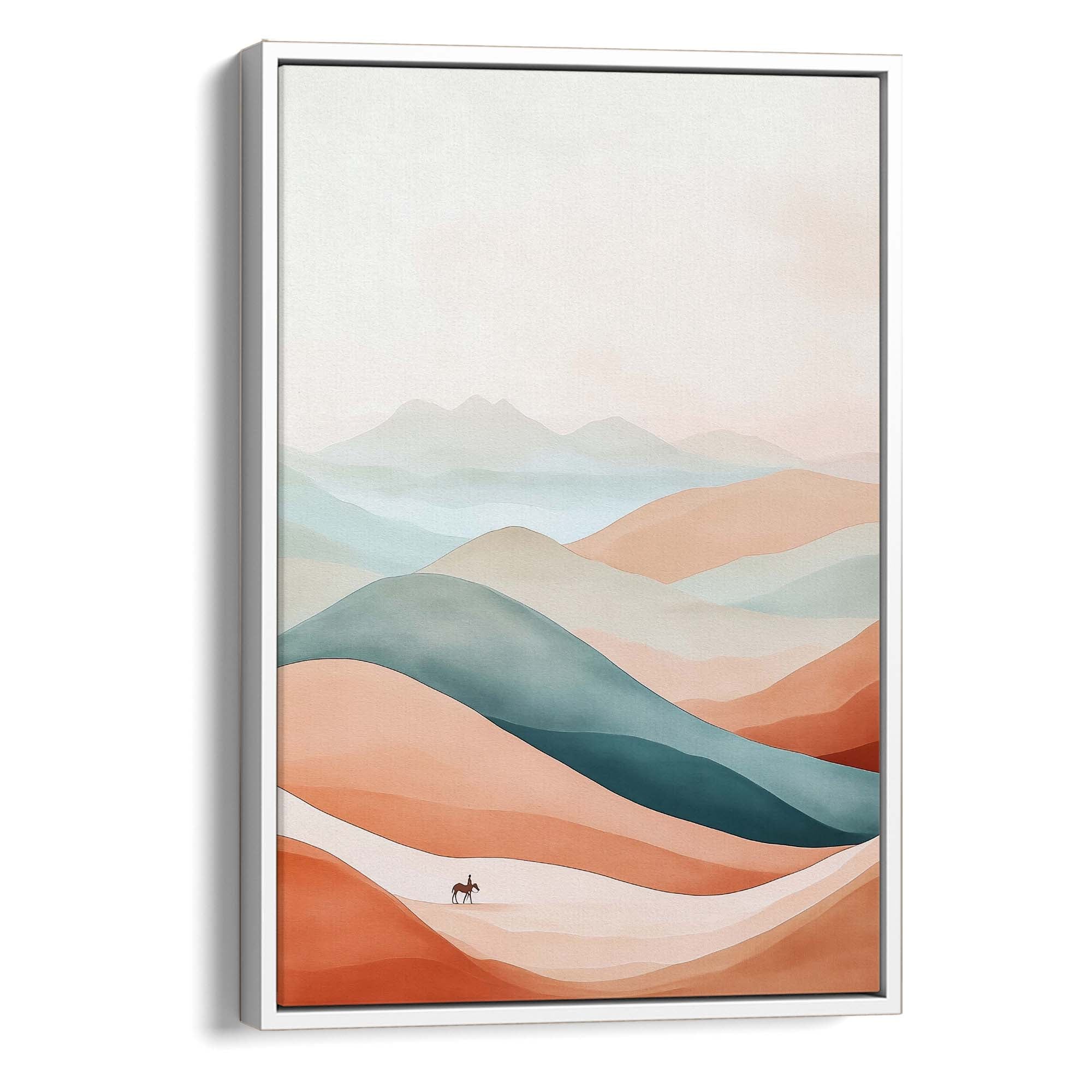 Abstract Desert Nomad Canvas Print