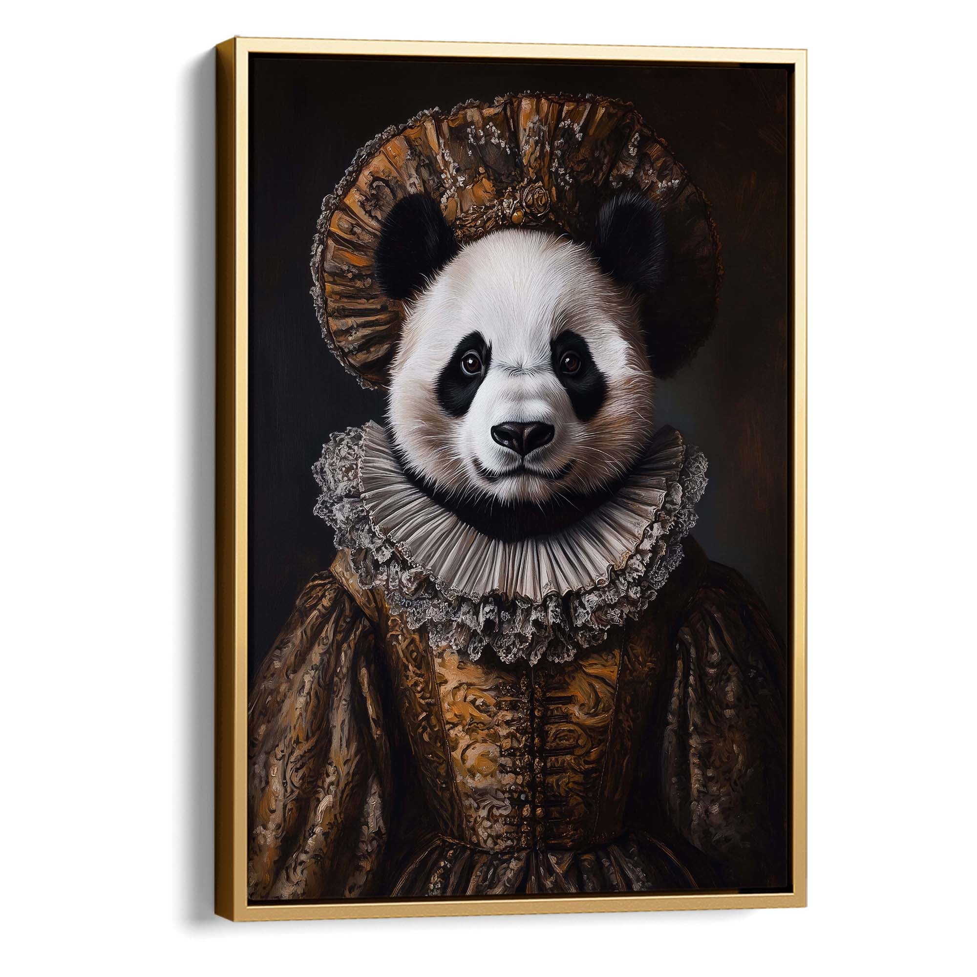 Baroque Panda Canvas Print Canvas Art Wildfrog Art