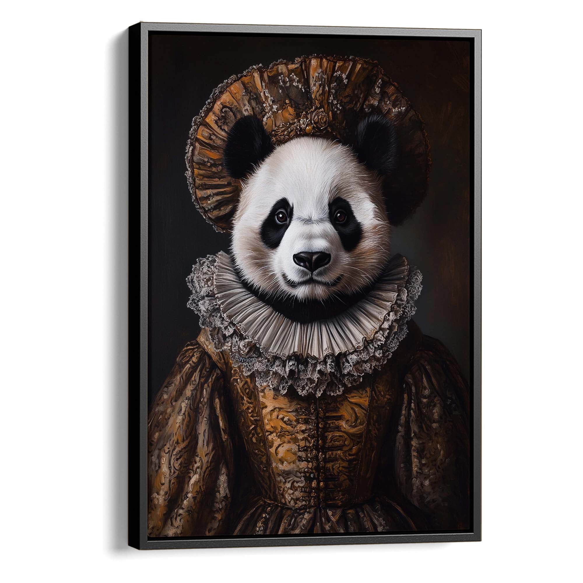 Baroque Panda Canvas Print Canvas Art Wildfrog Art