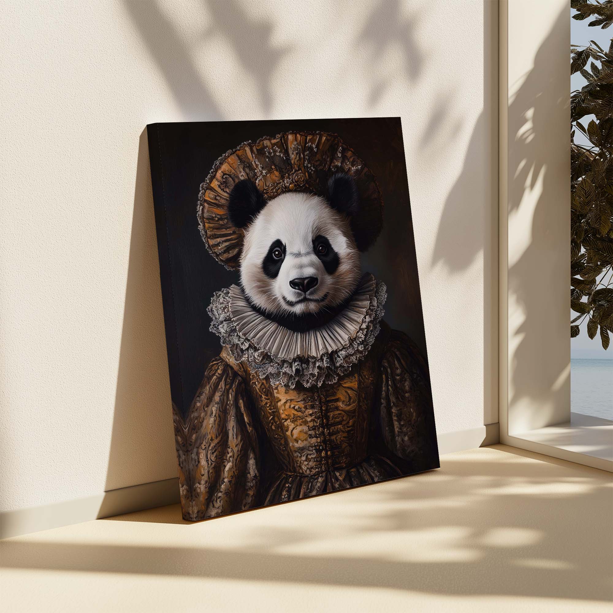 Baroque Panda Canvas Print Canvas Art Wildfrog Art