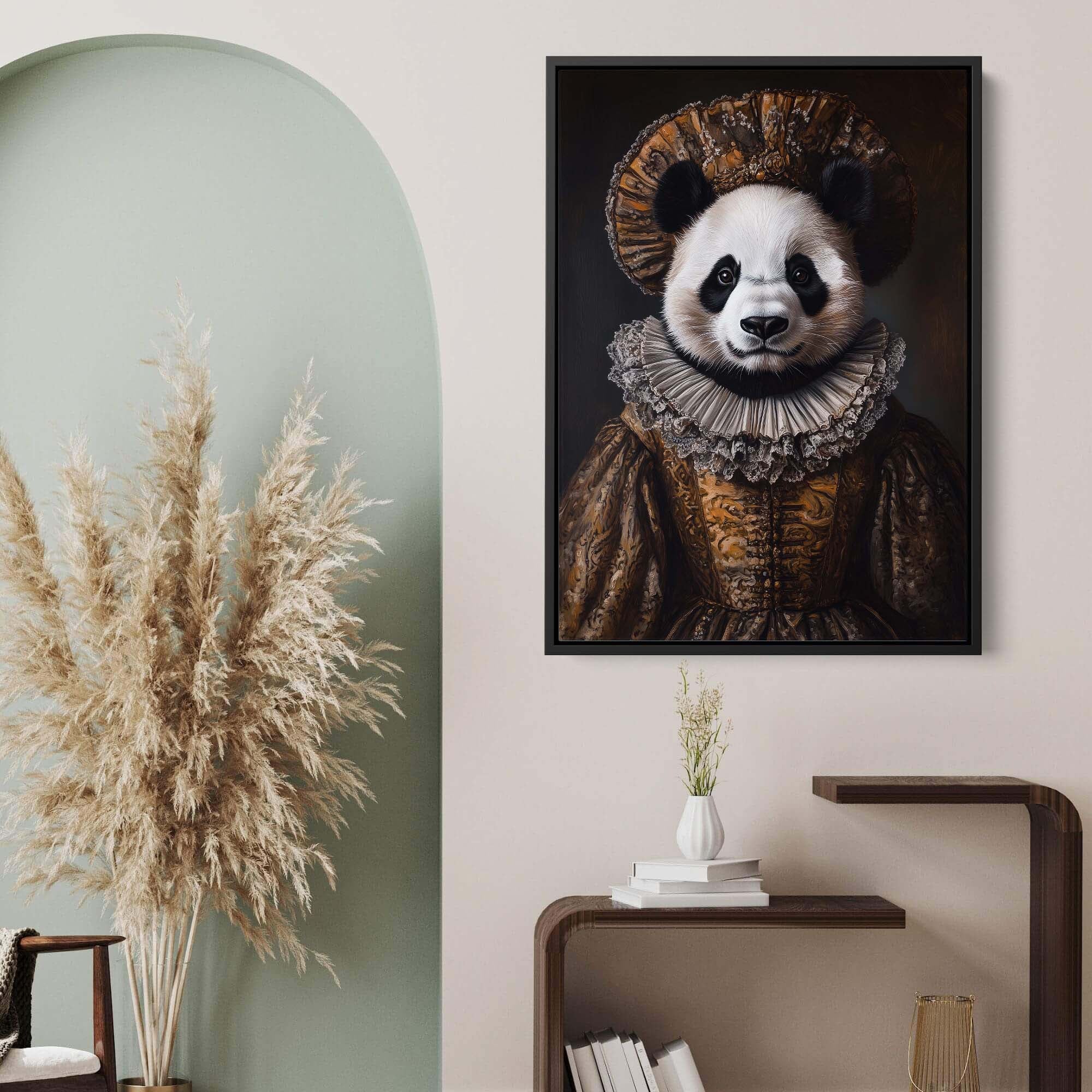 Baroque Panda Canvas Print Canvas Art Wildfrog Art
