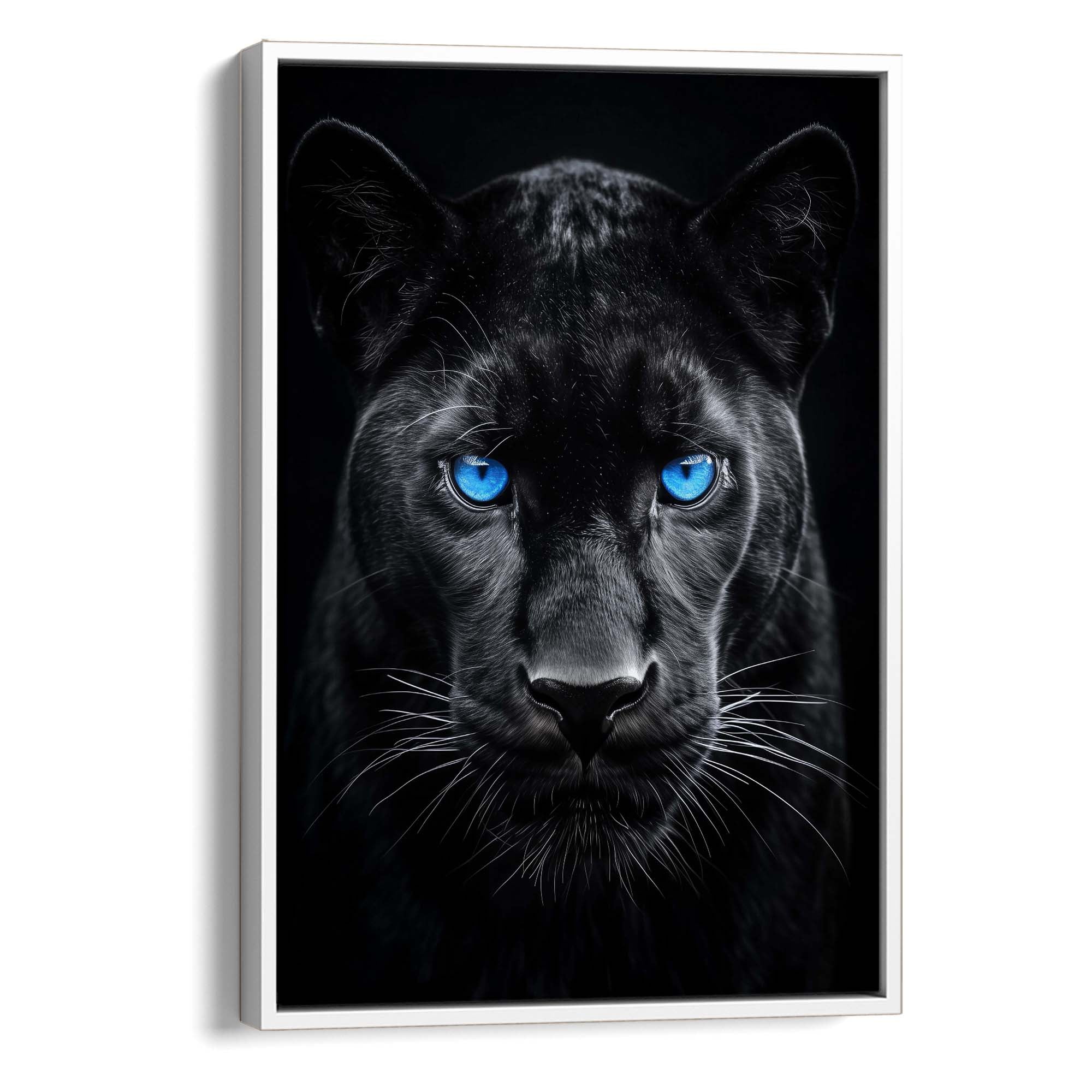 Black Panther Gaze Canvas Print