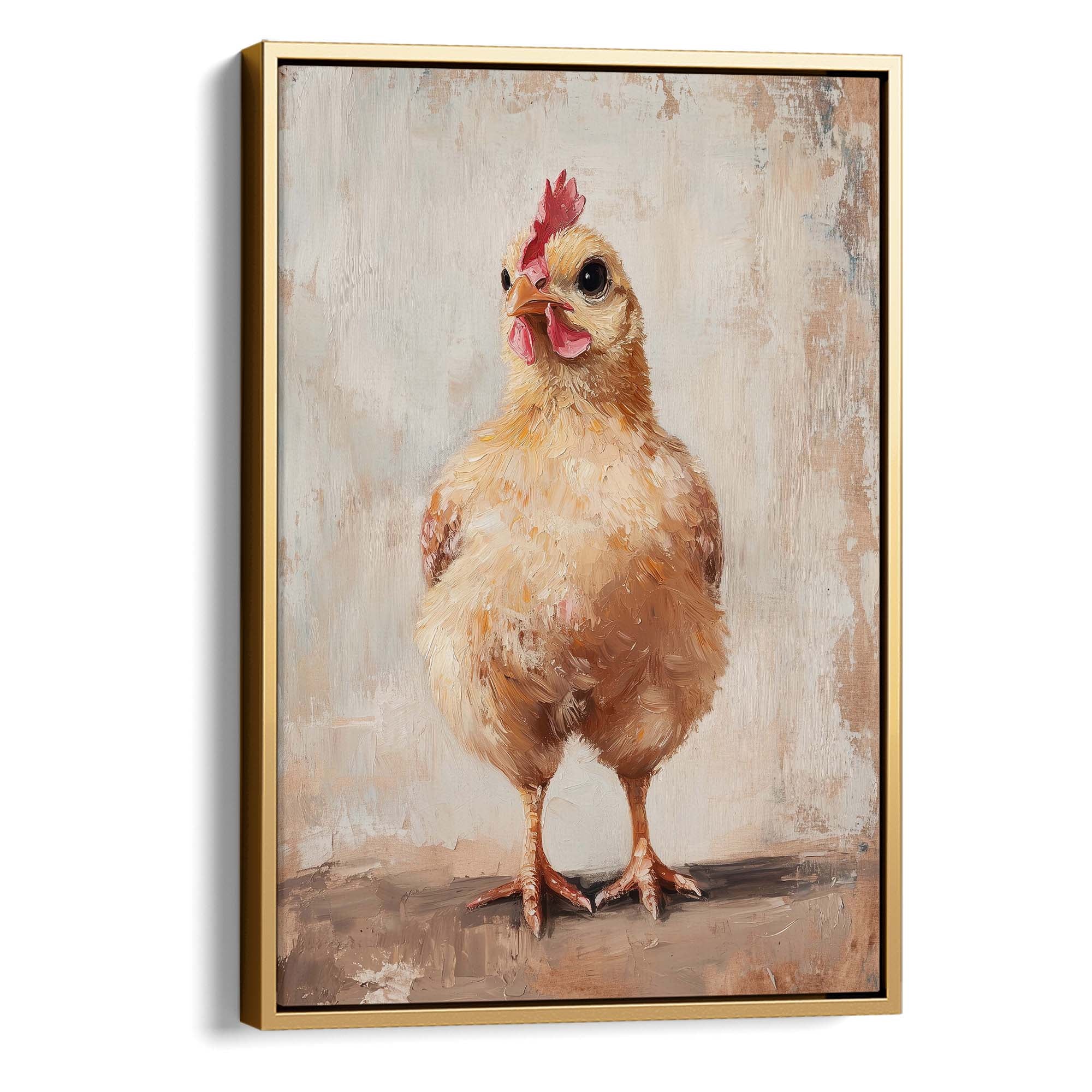 Barnyard Hen Canvas Print