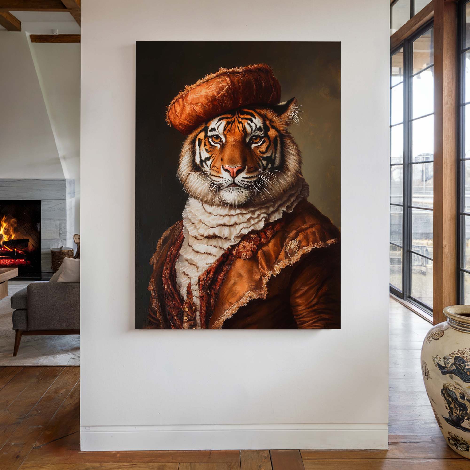 Baroque Tiger No1 Canvas Print Canvas Art Wildfrog Art