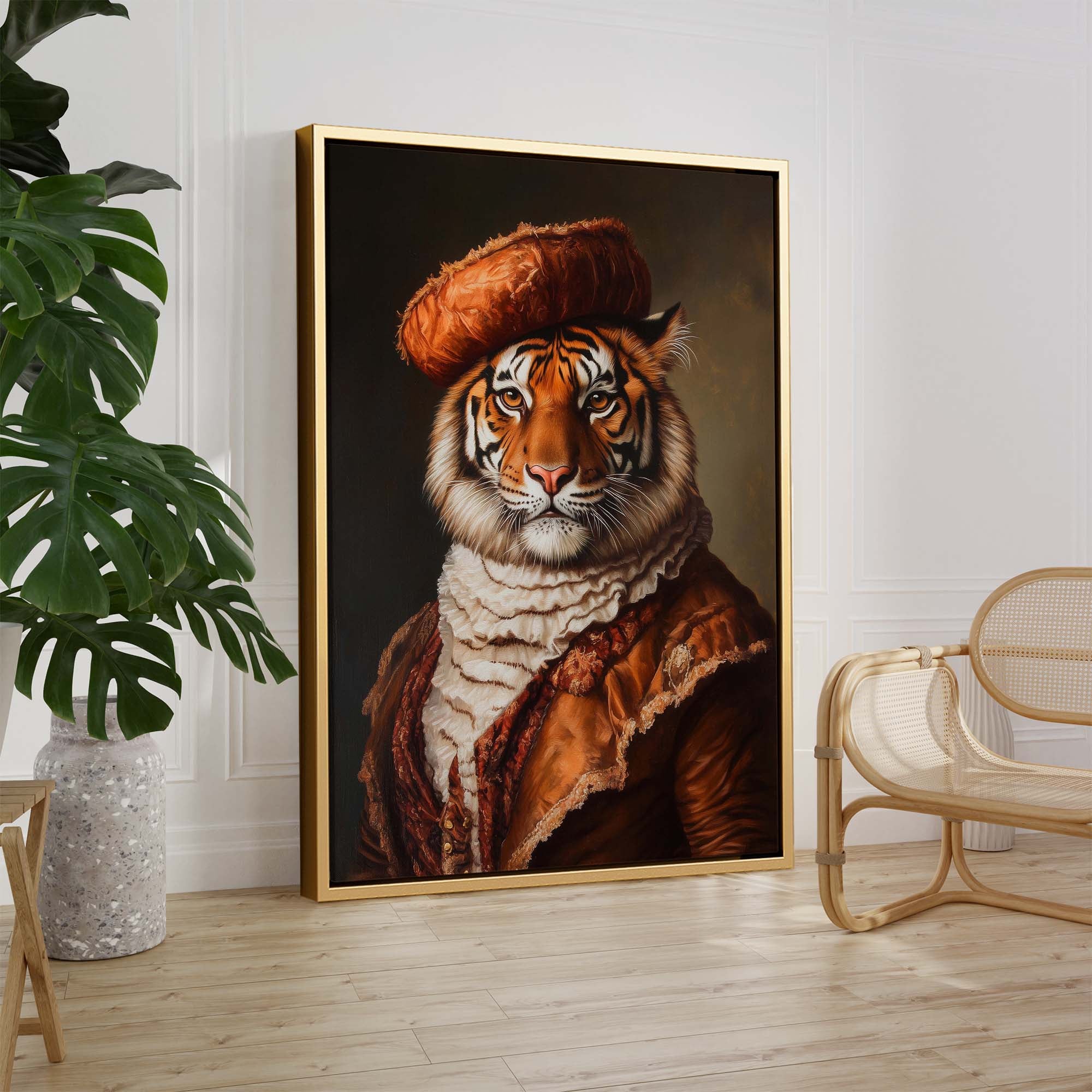 Baroque Tiger No1 Canvas Print Canvas Art Wildfrog Art