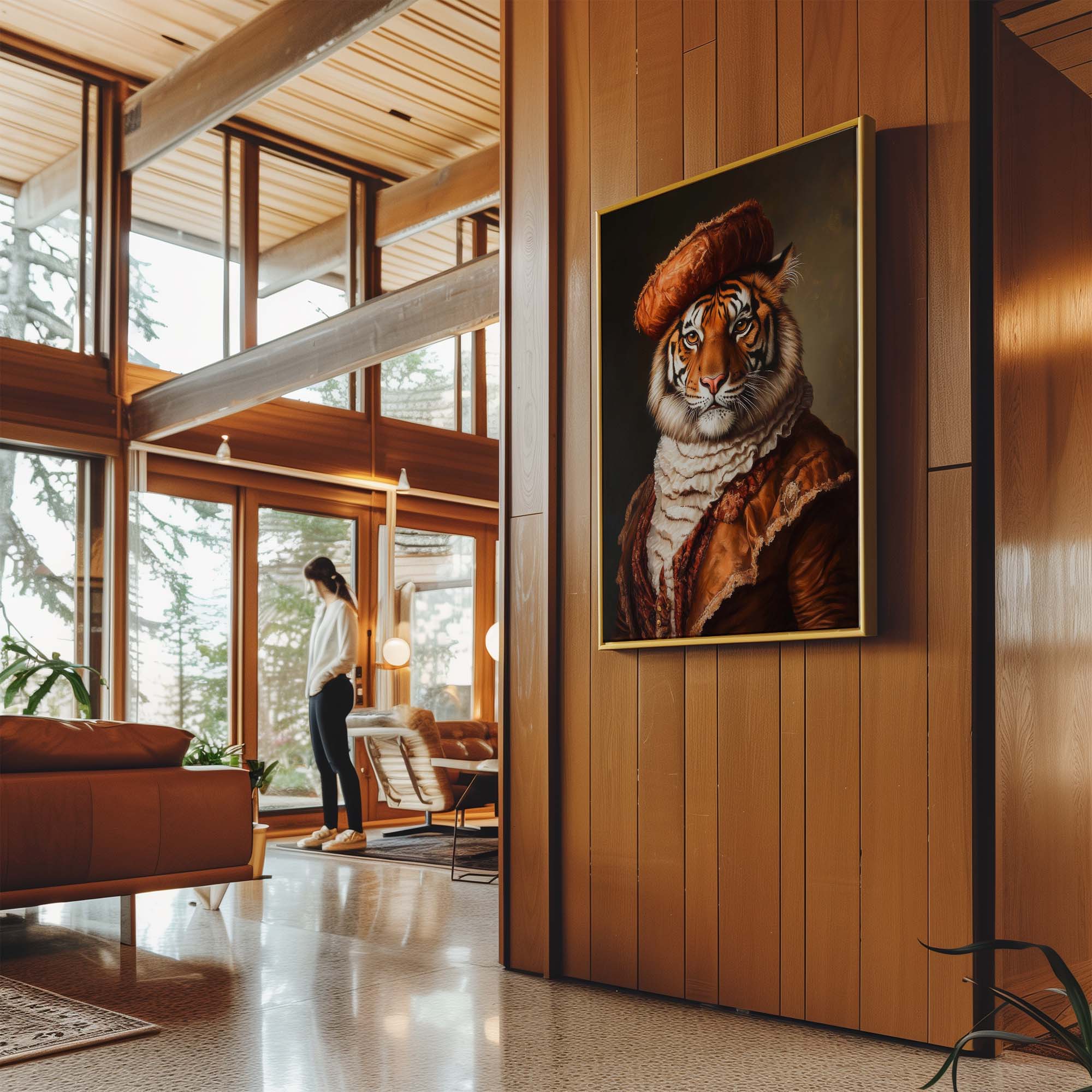 Baroque Tiger No1 Canvas Print Canvas Art Wildfrog Art