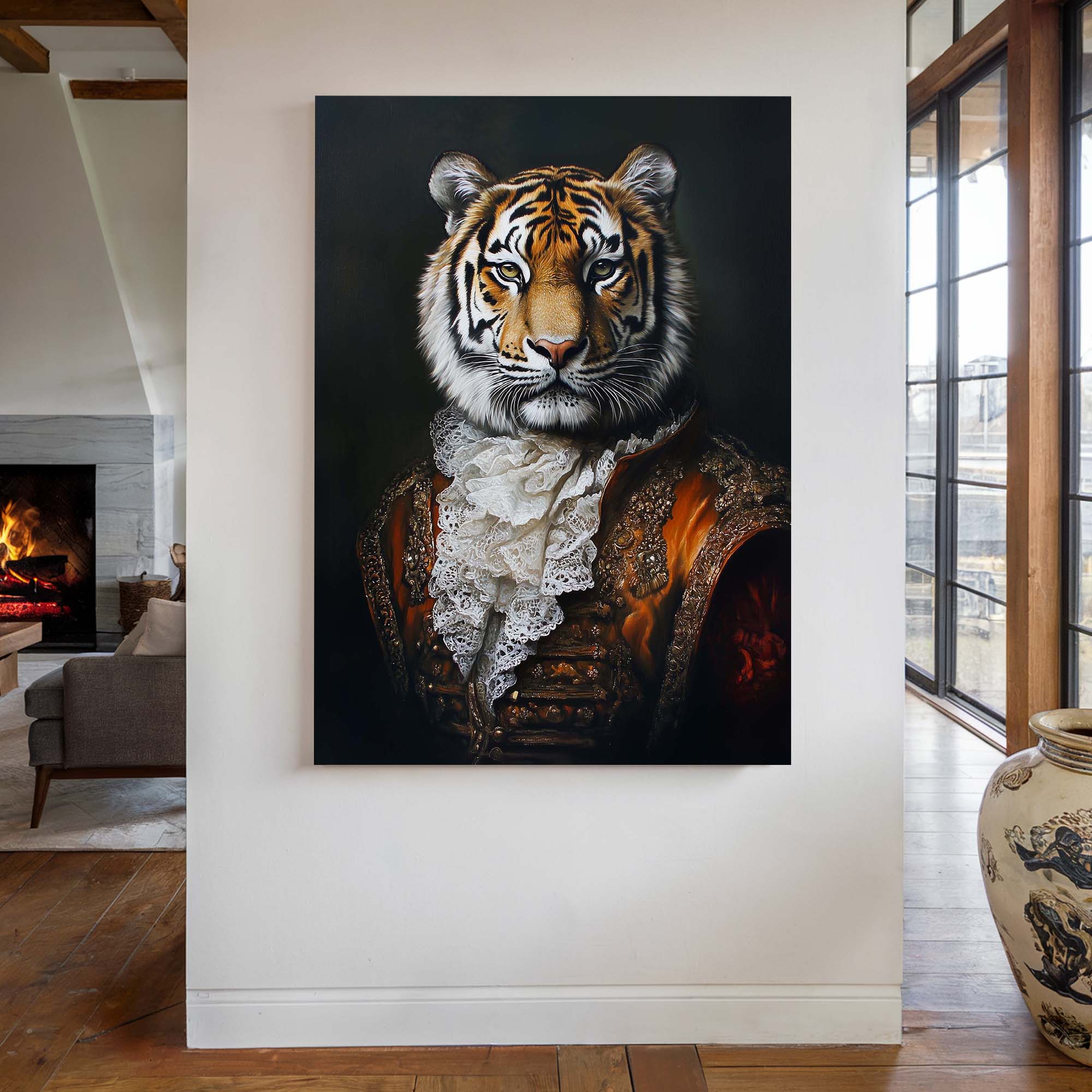 Baroque Tiger No2 Canvas Print Canvas Art Wildfrog Art