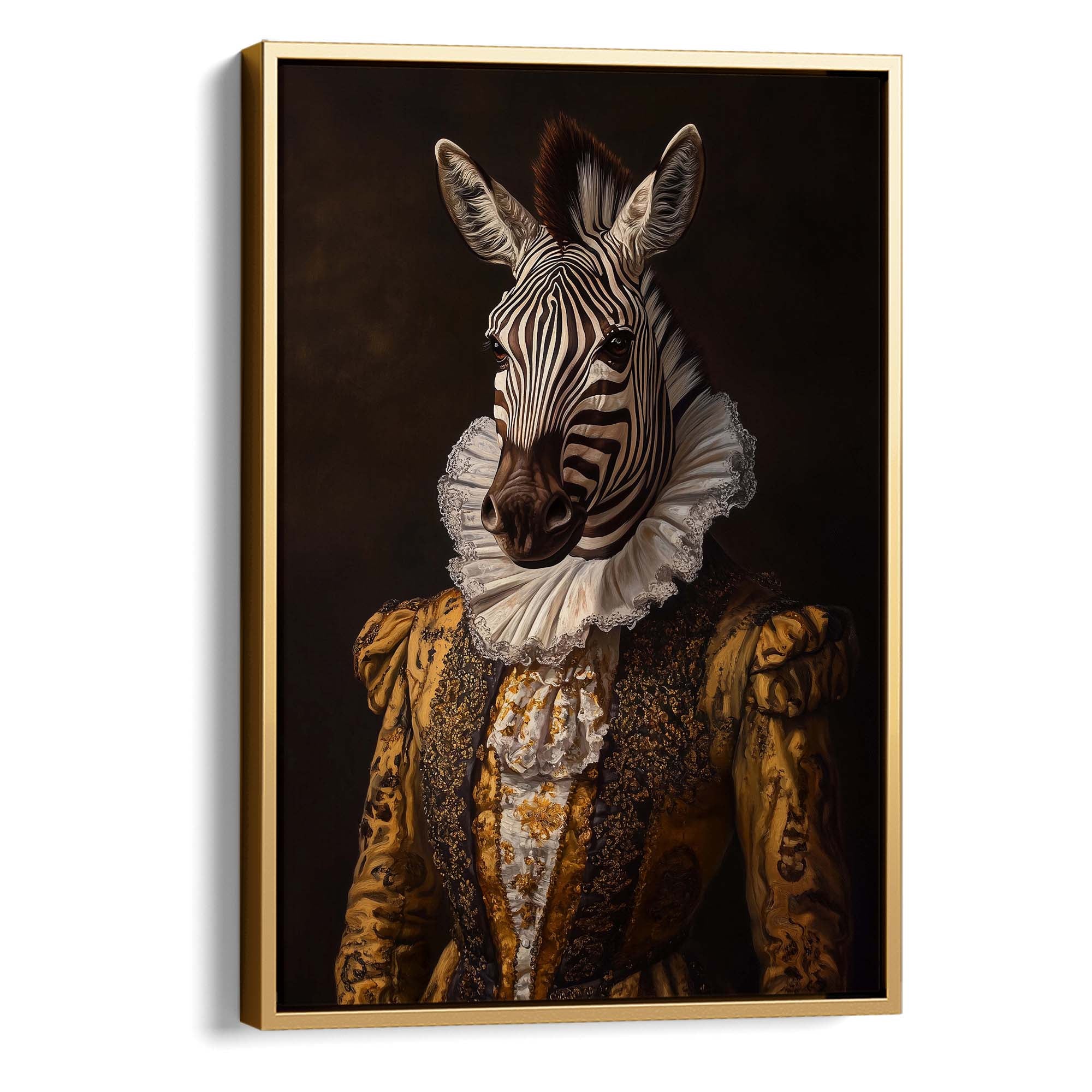 Baroque Zebra No2 Canvas Print Canvas Art Wildfrog Art