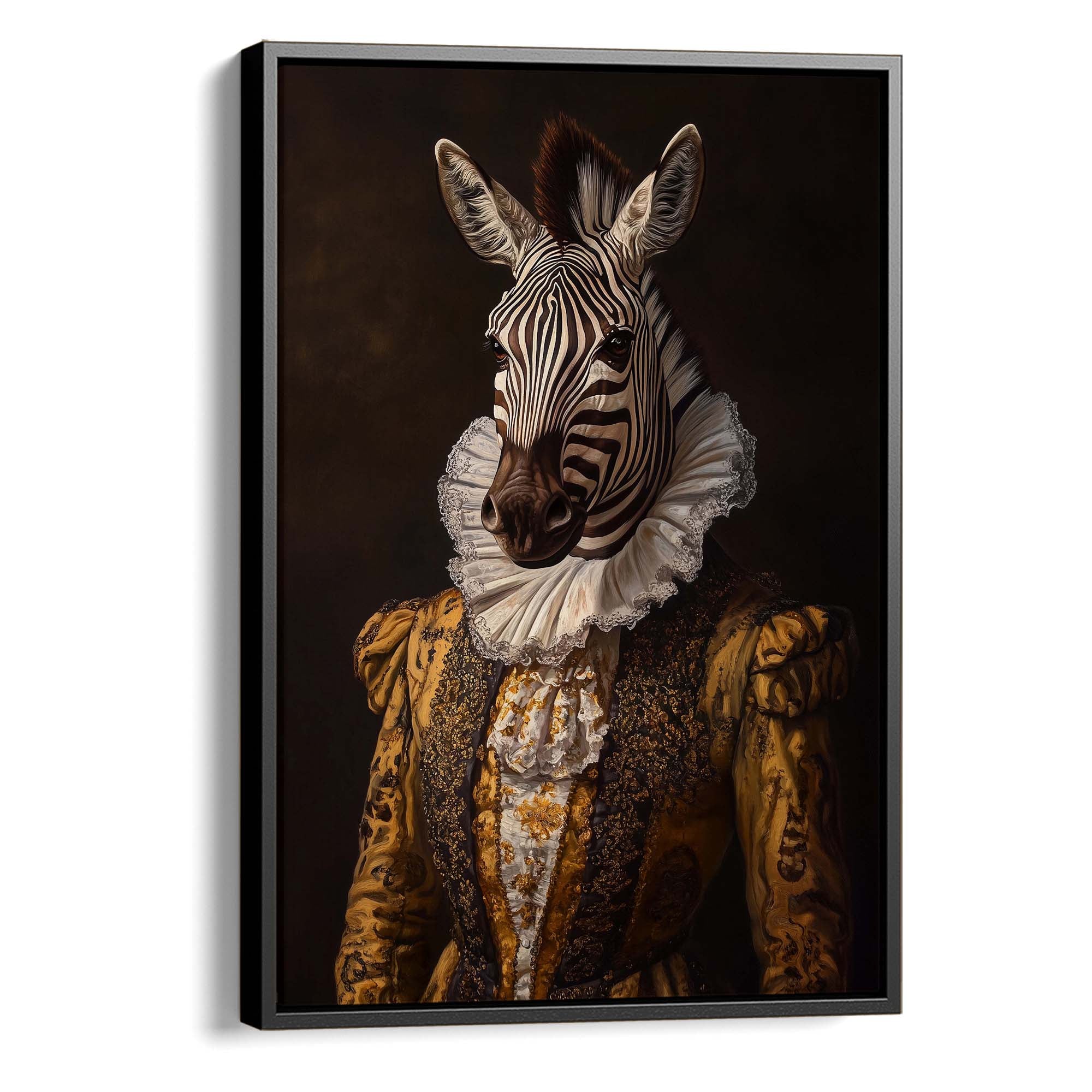 Baroque Zebra No2 Canvas Print Canvas Art Wildfrog Art