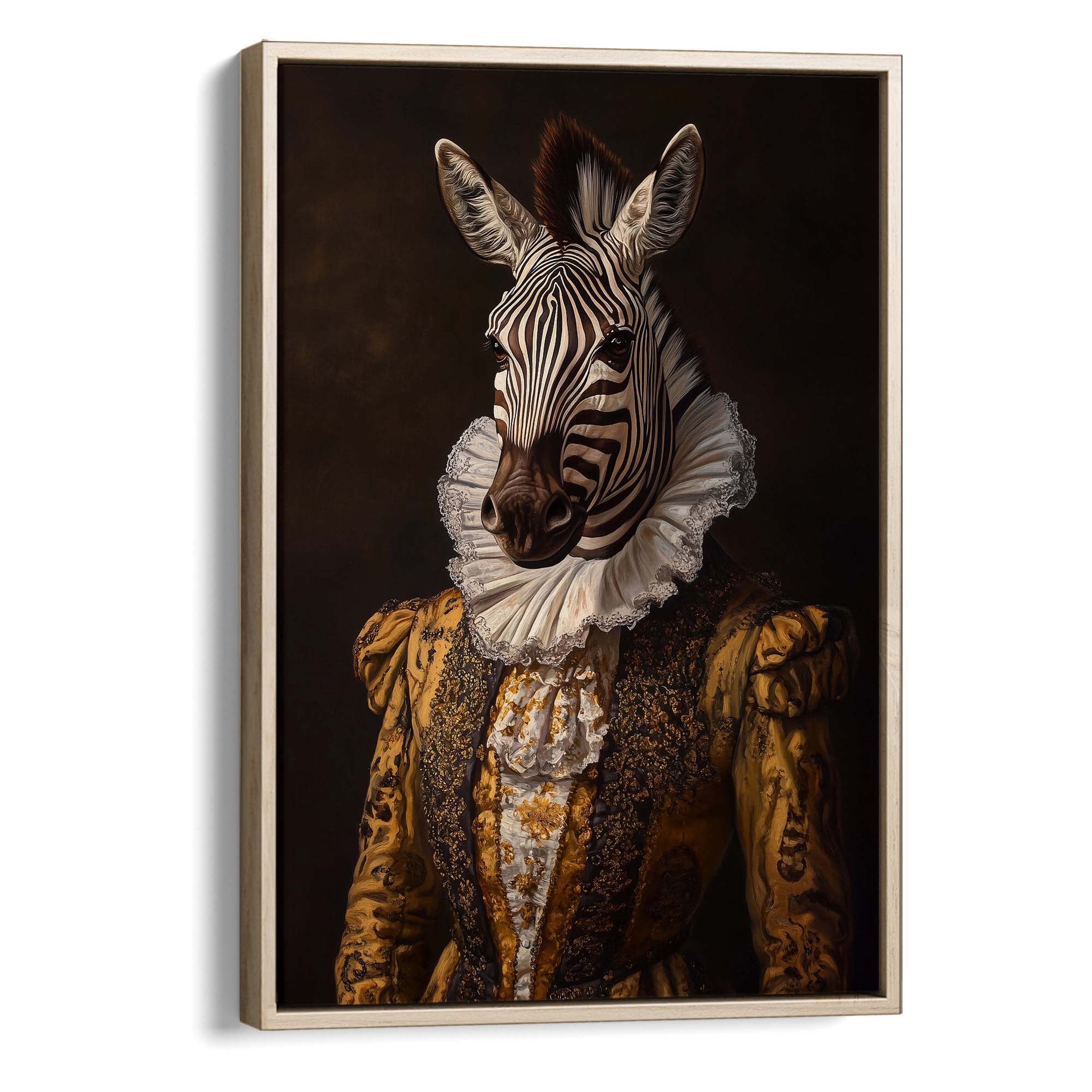 Baroque Zebra No2 Canvas Print Canvas Art Wildfrog Art