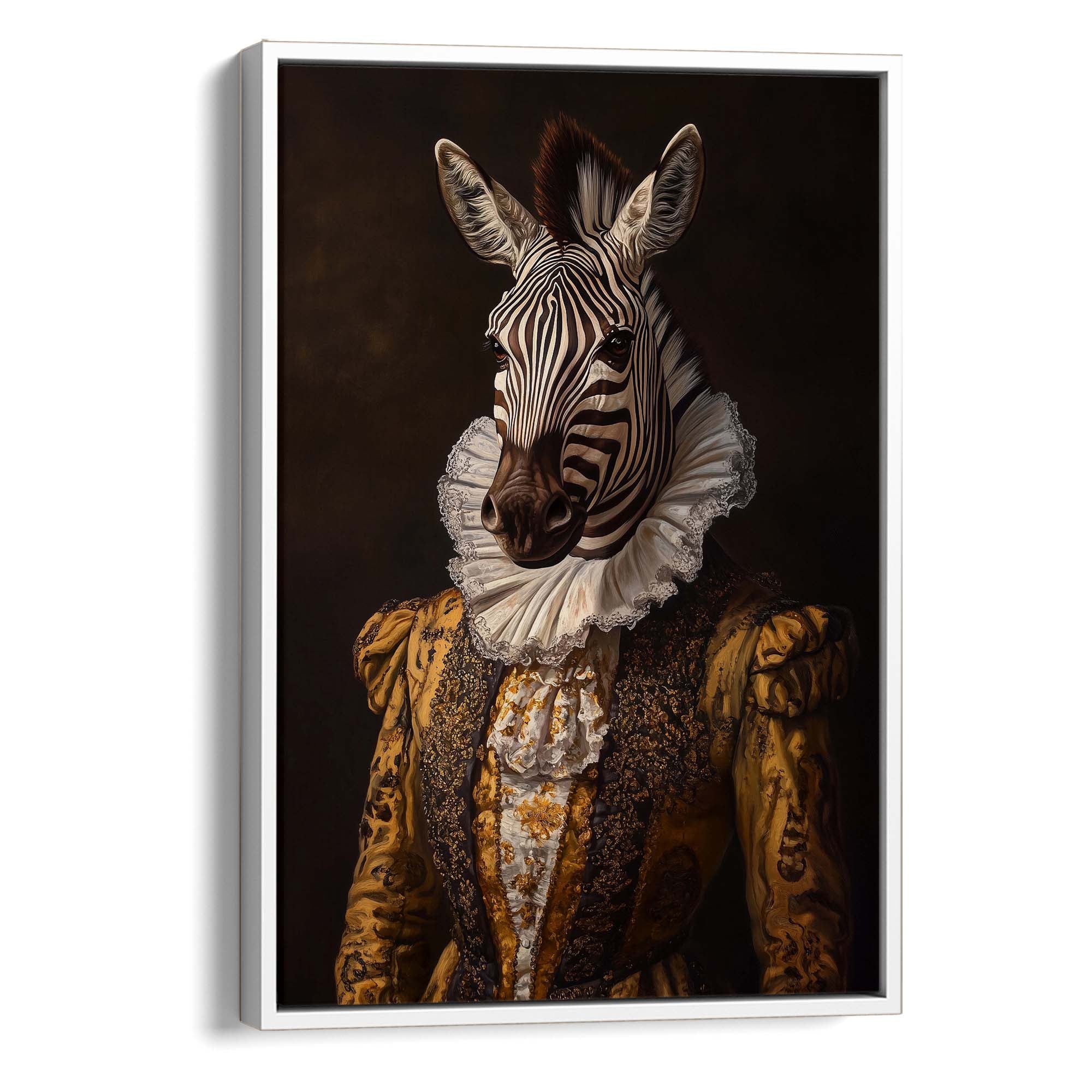 Baroque Zebra No2 Canvas Print Canvas Art Wildfrog Art