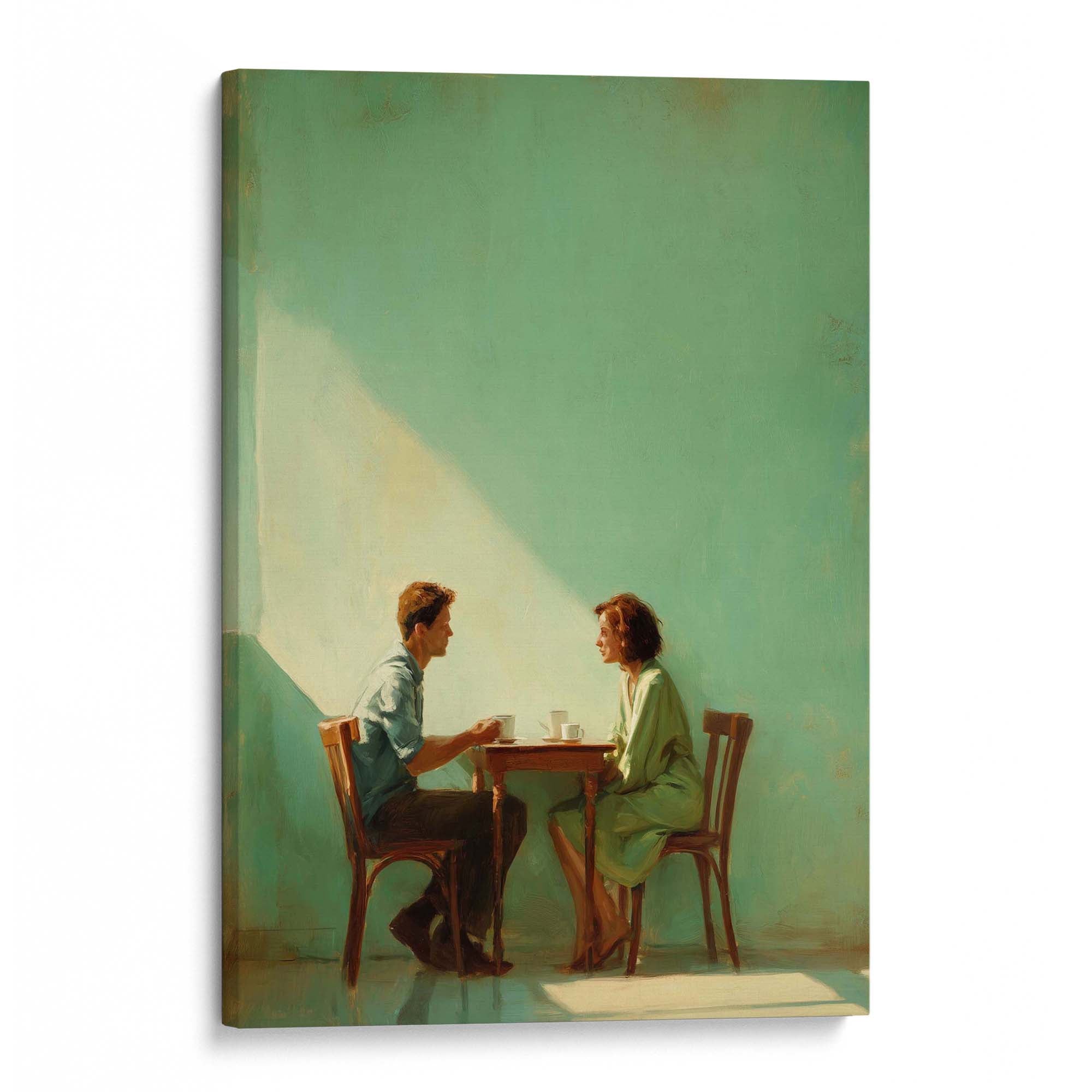 Afternoon Conversation Canvas Print