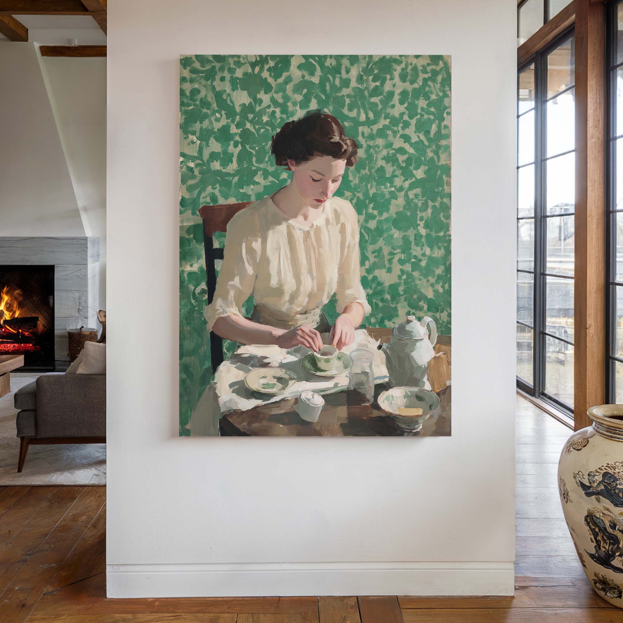 Afternoon Tea Canvas Print Canvas Art Wildfrog Art