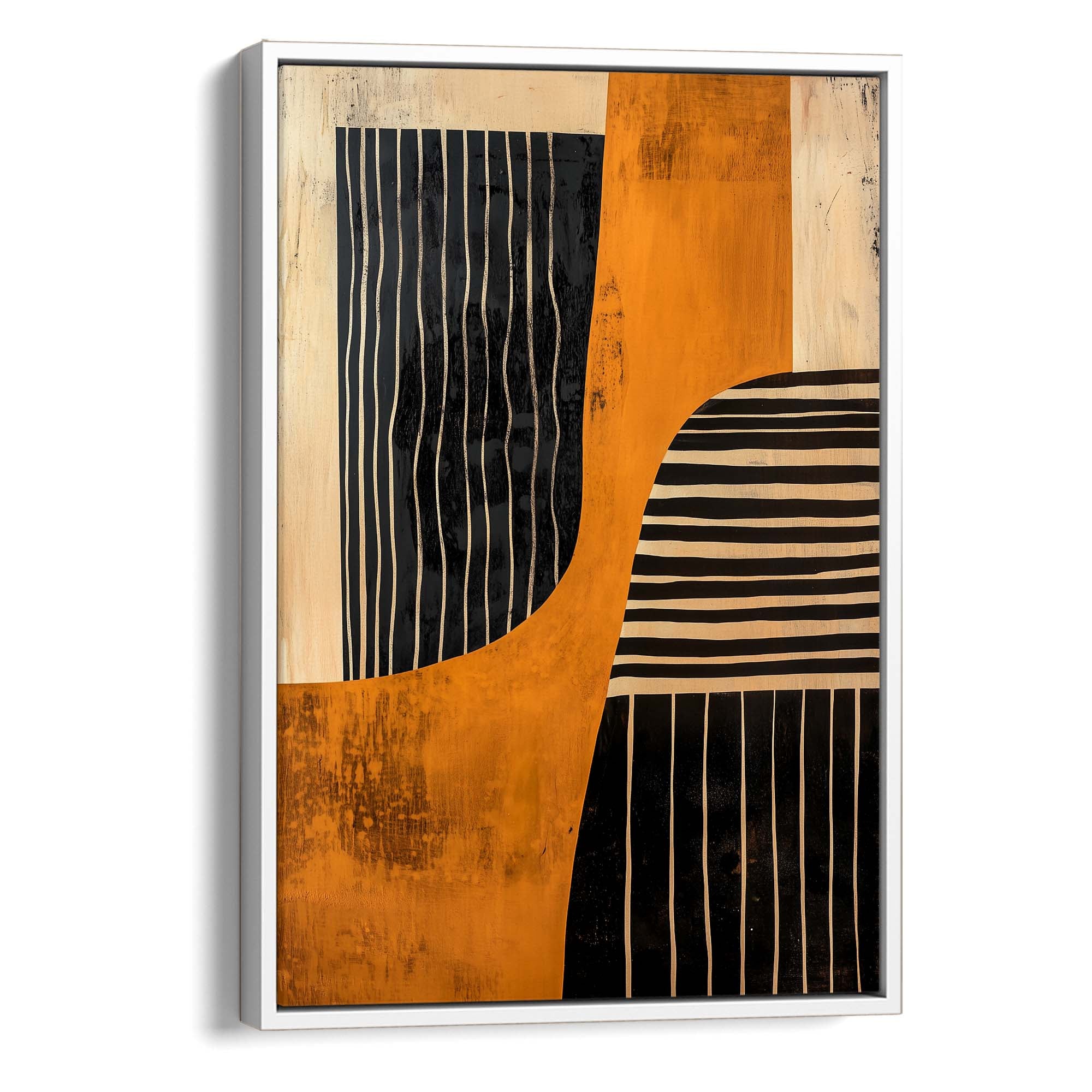 Amber Lines Canvas Print Canvas Art Wildfrog Art