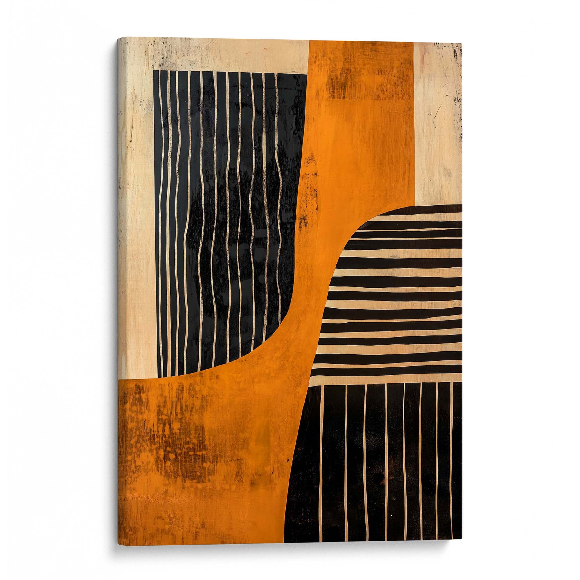 Amber Lines Canvas Print Canvas Art Wildfrog Art