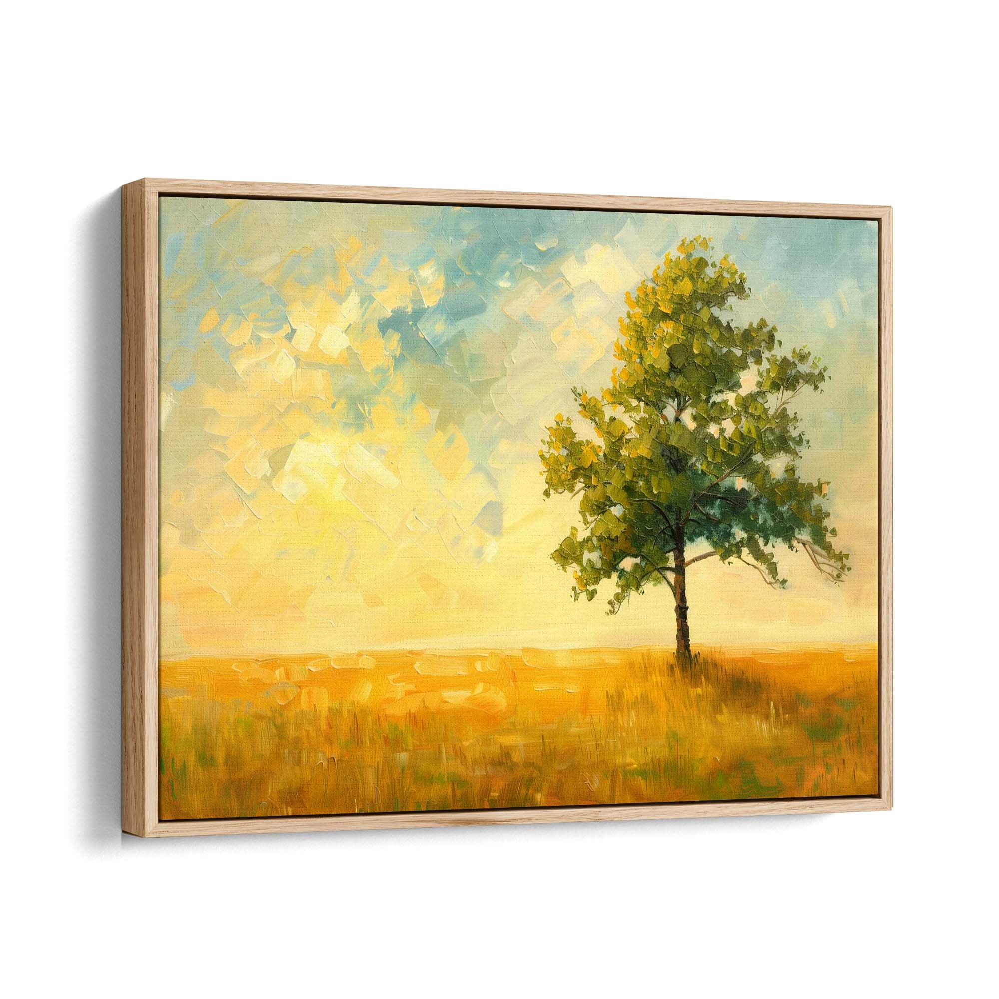 Amber Shade Grove Canvas Print