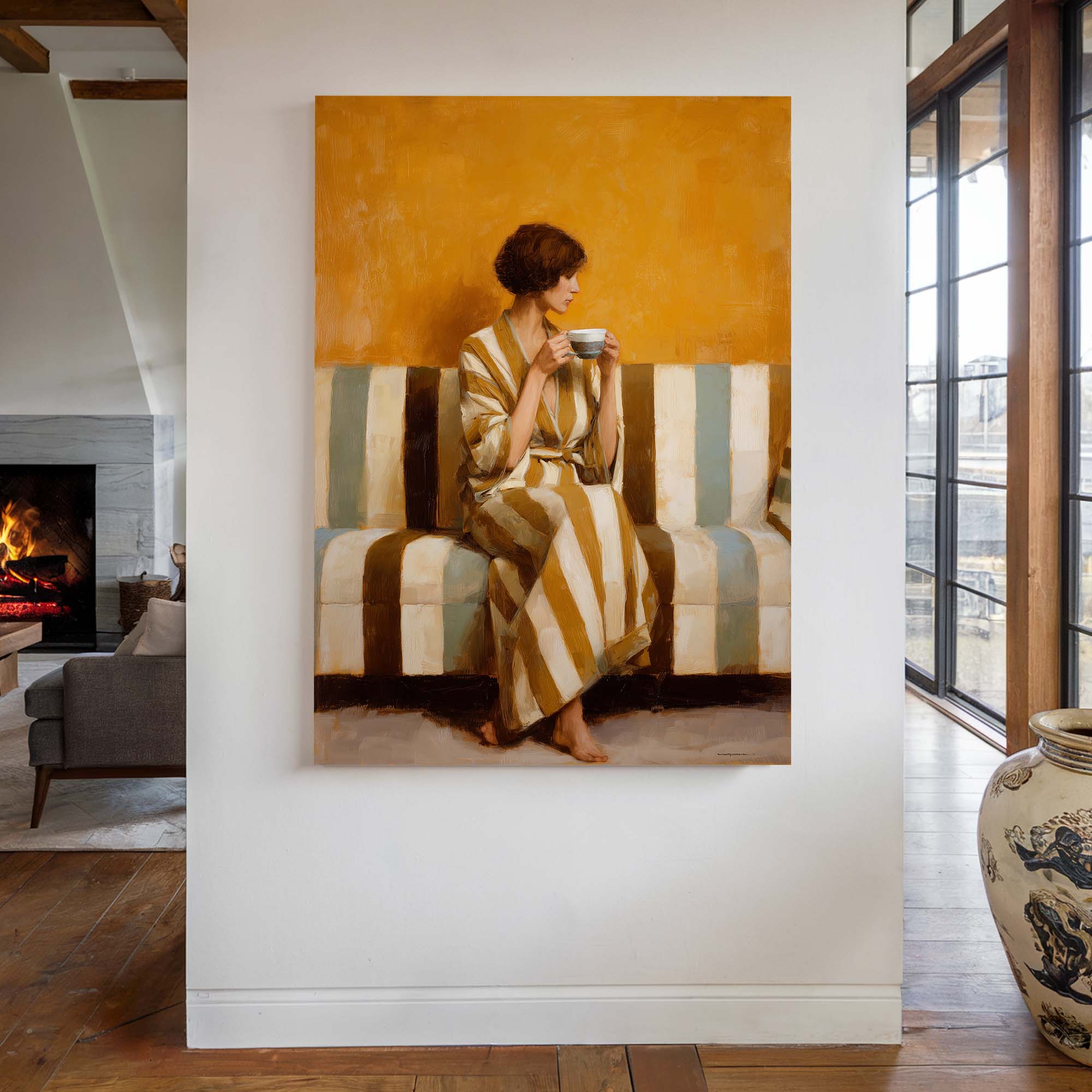 Amber Silence Canvas Print Canvas Art Wildfrog Art