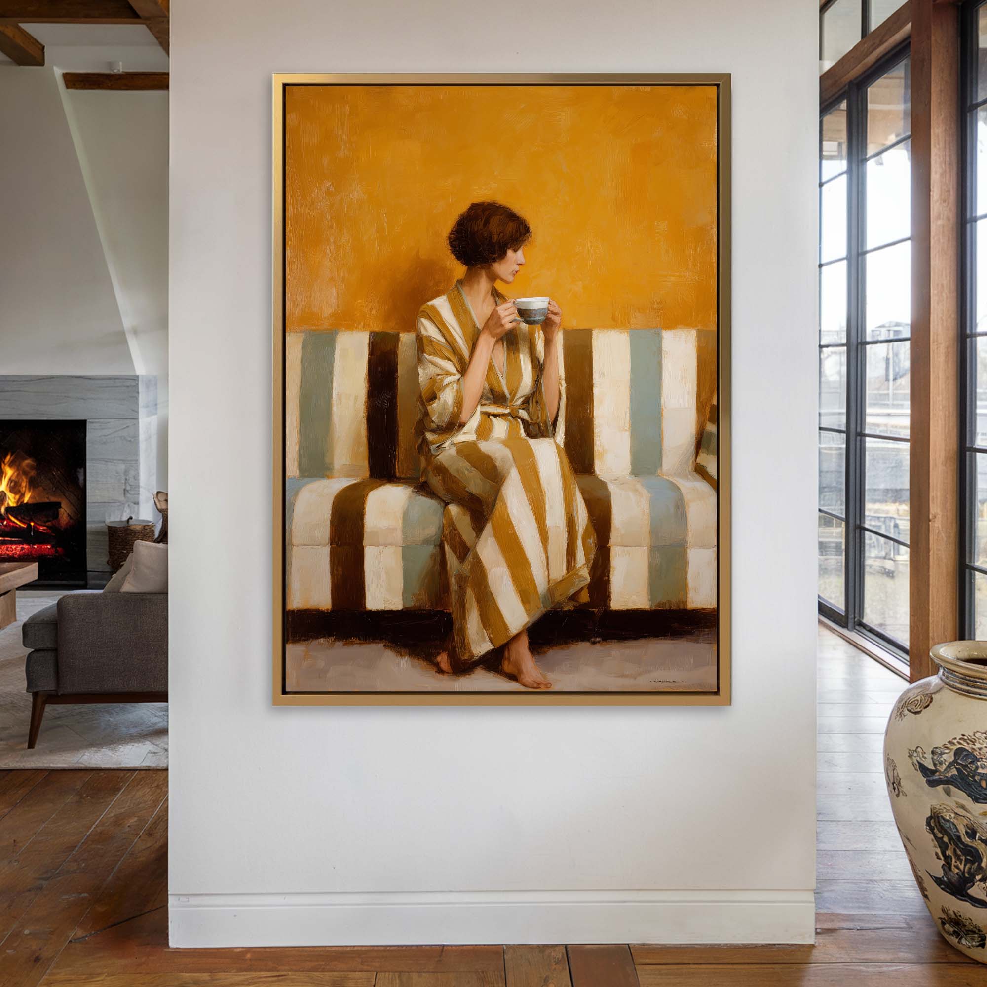 Amber Silence Canvas Print Canvas Art Wildfrog Art