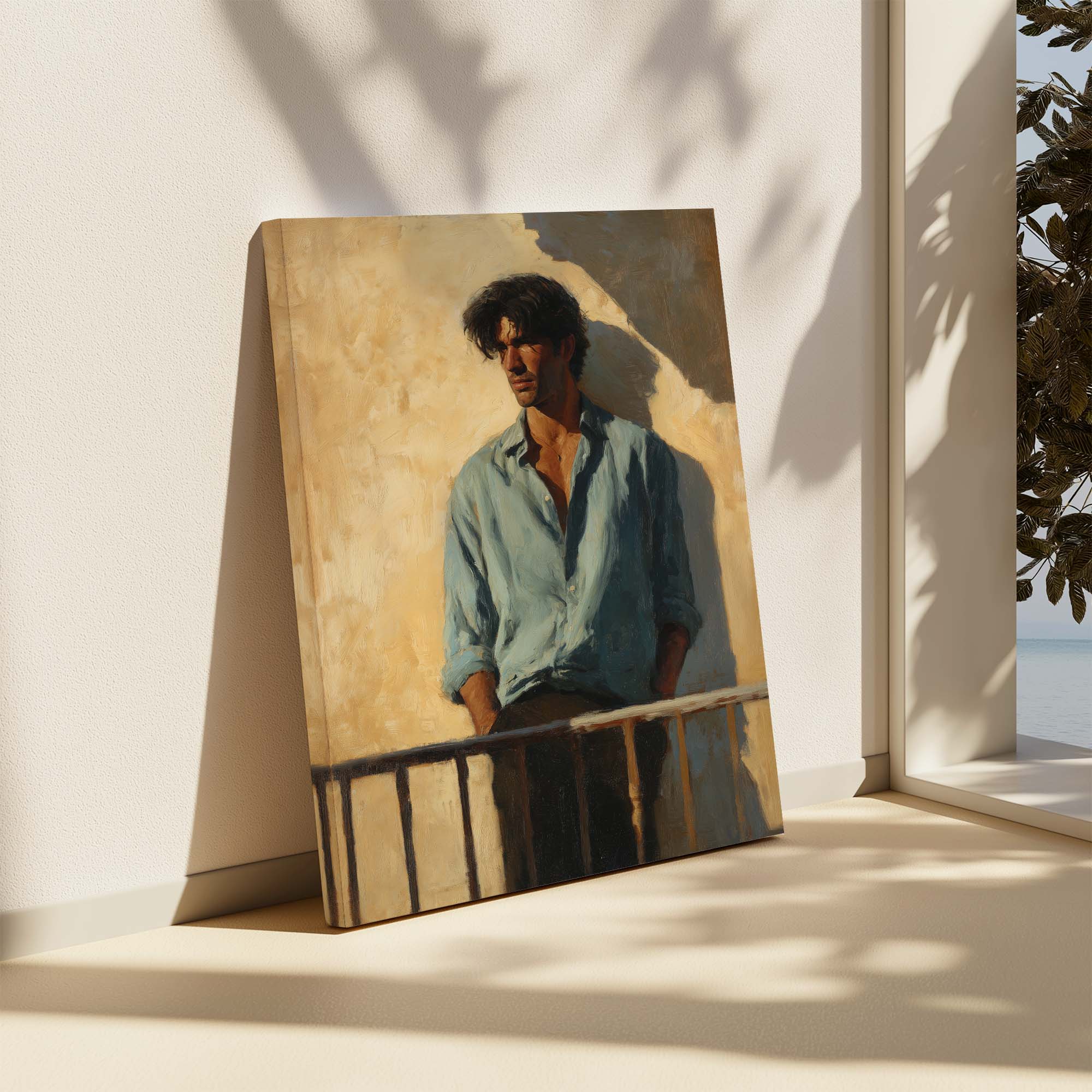 Balcony Calm Canvas Print Canvas Art Wildfrog Art