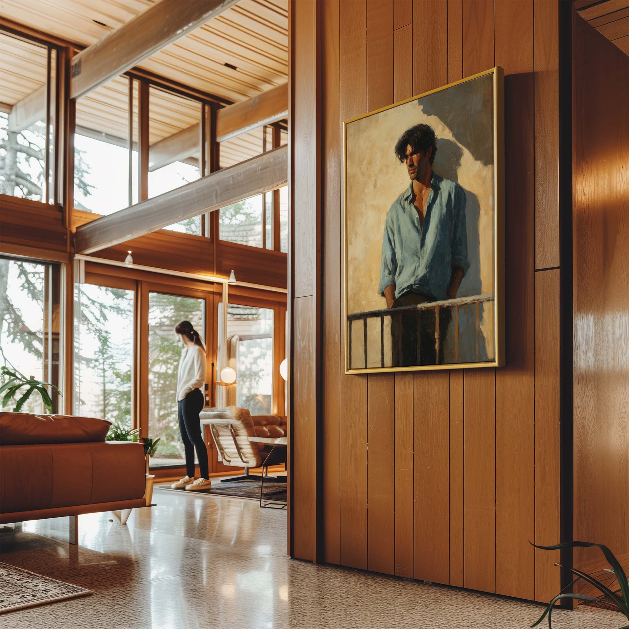 Balcony Calm Canvas Print Canvas Art Wildfrog Art