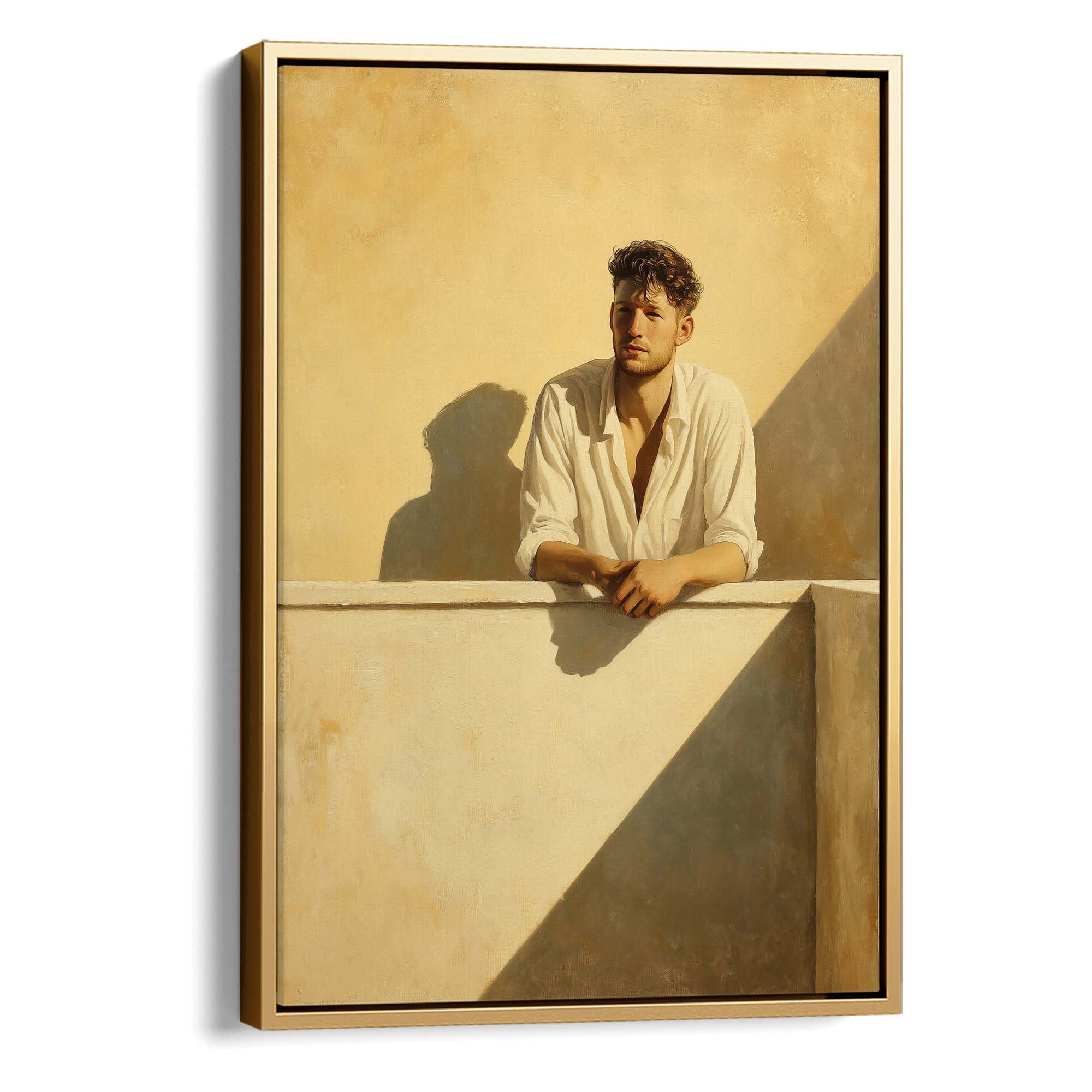 Balcony Golden Hour Canvas Print