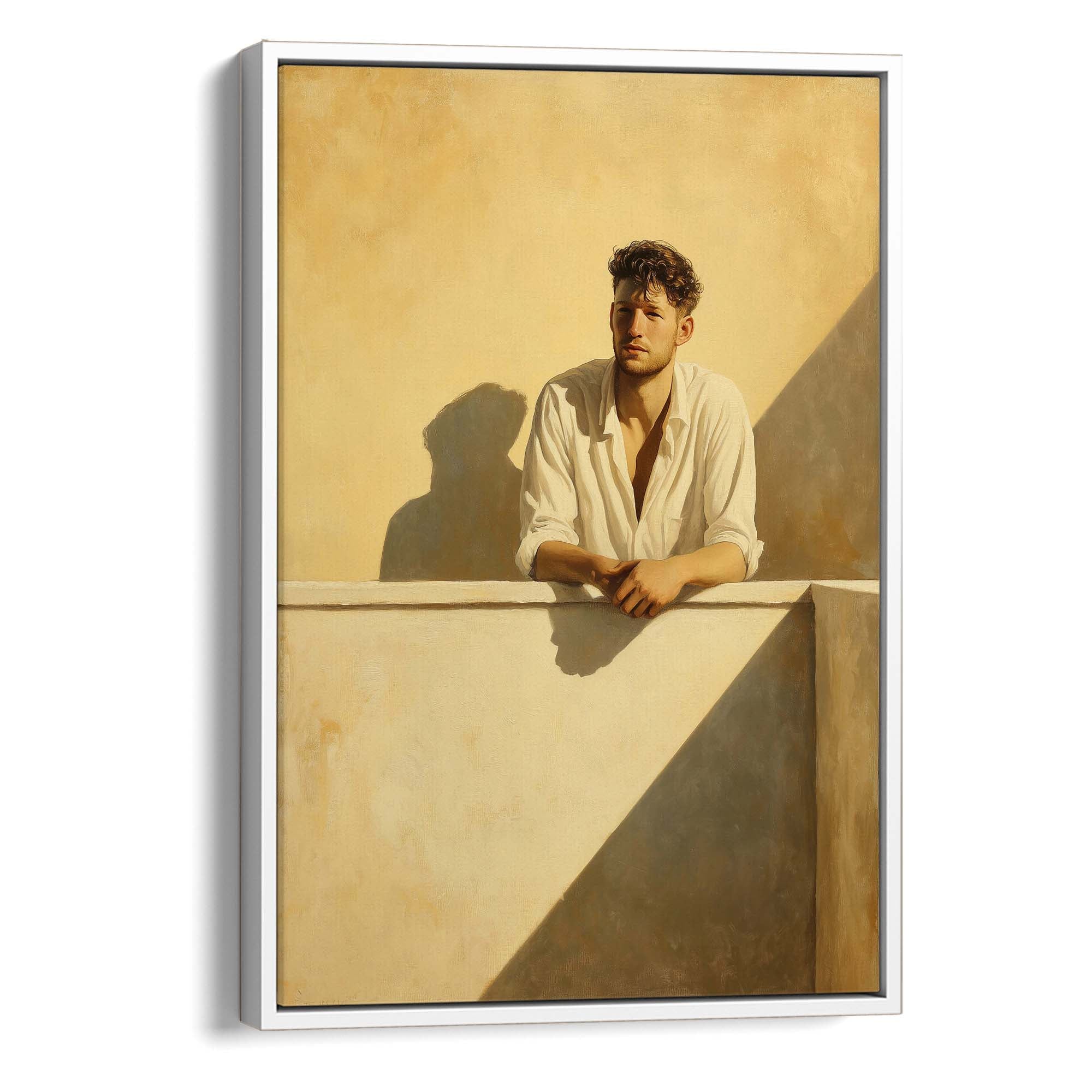 Balcony Golden Hour Canvas Print