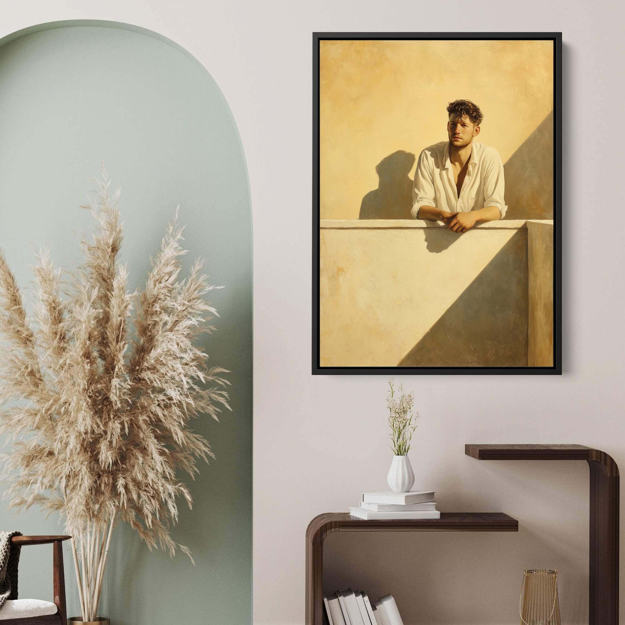 Balcony Golden Hour Canvas Print