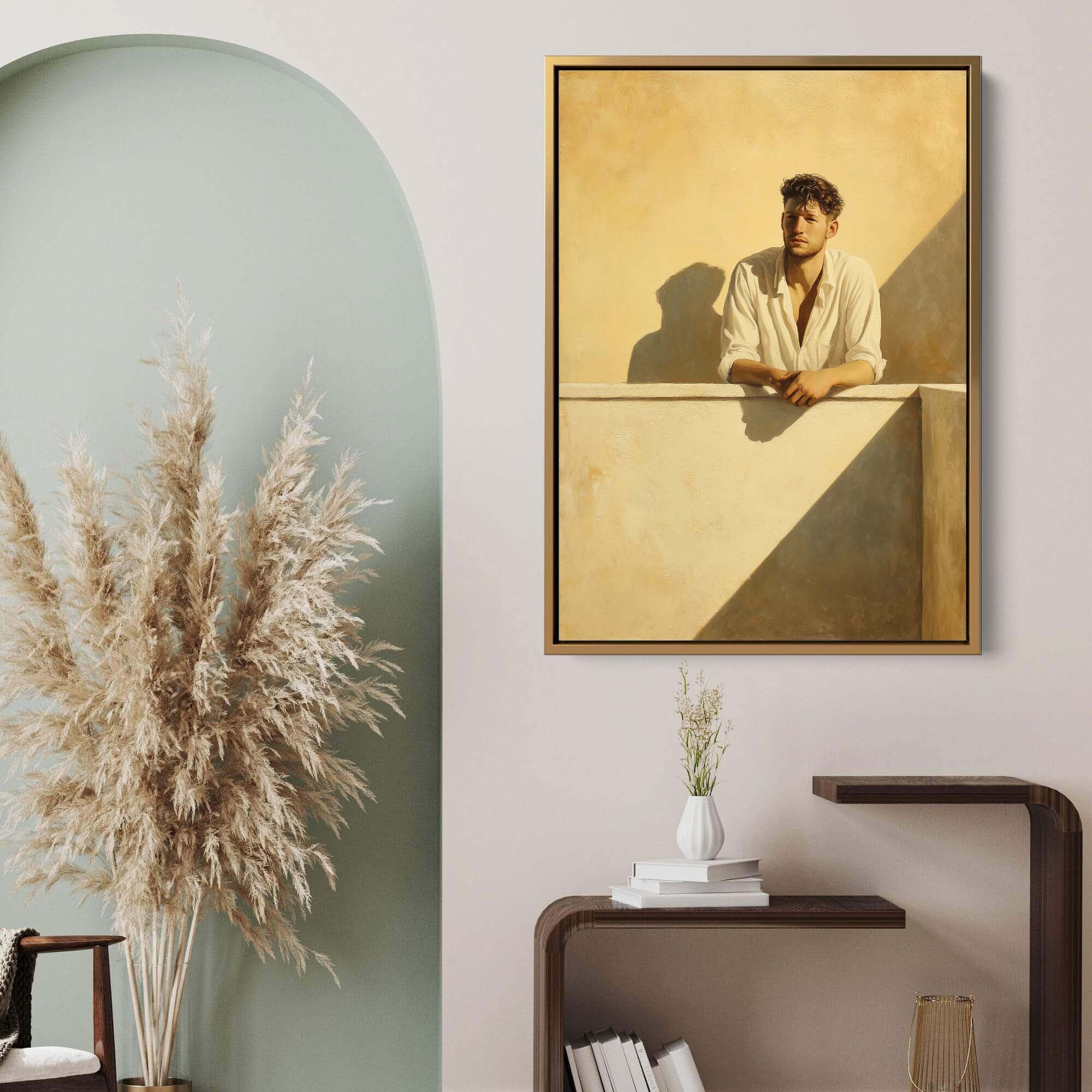 Balcony Golden Hour Canvas Print