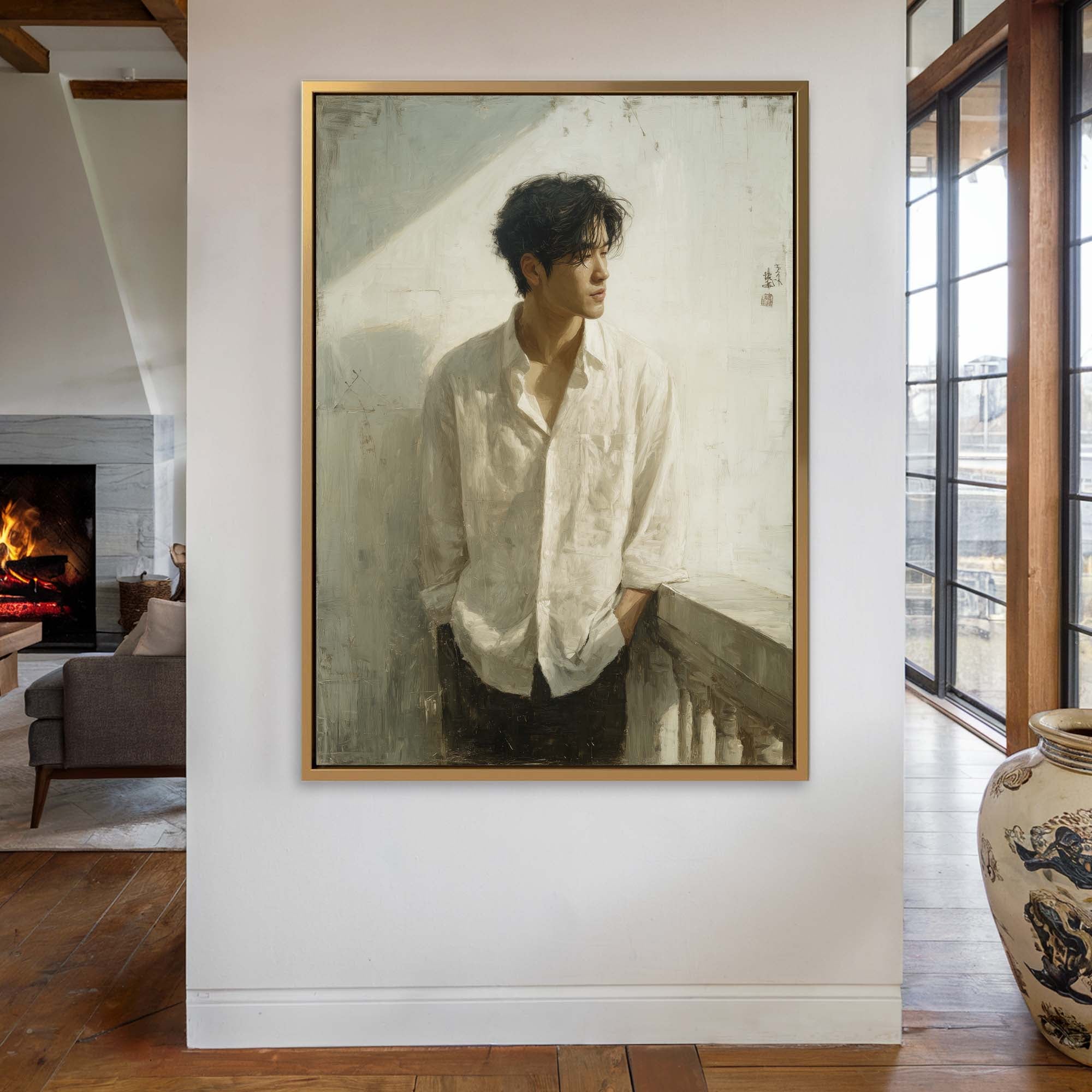 Balcony Light Canvas Print Canvas Art Wildfrog Art