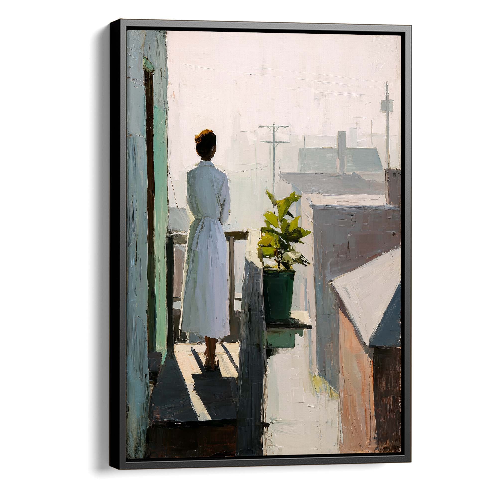 Balcony Stillness Canvas Print Canvas Art Wildfrog Art