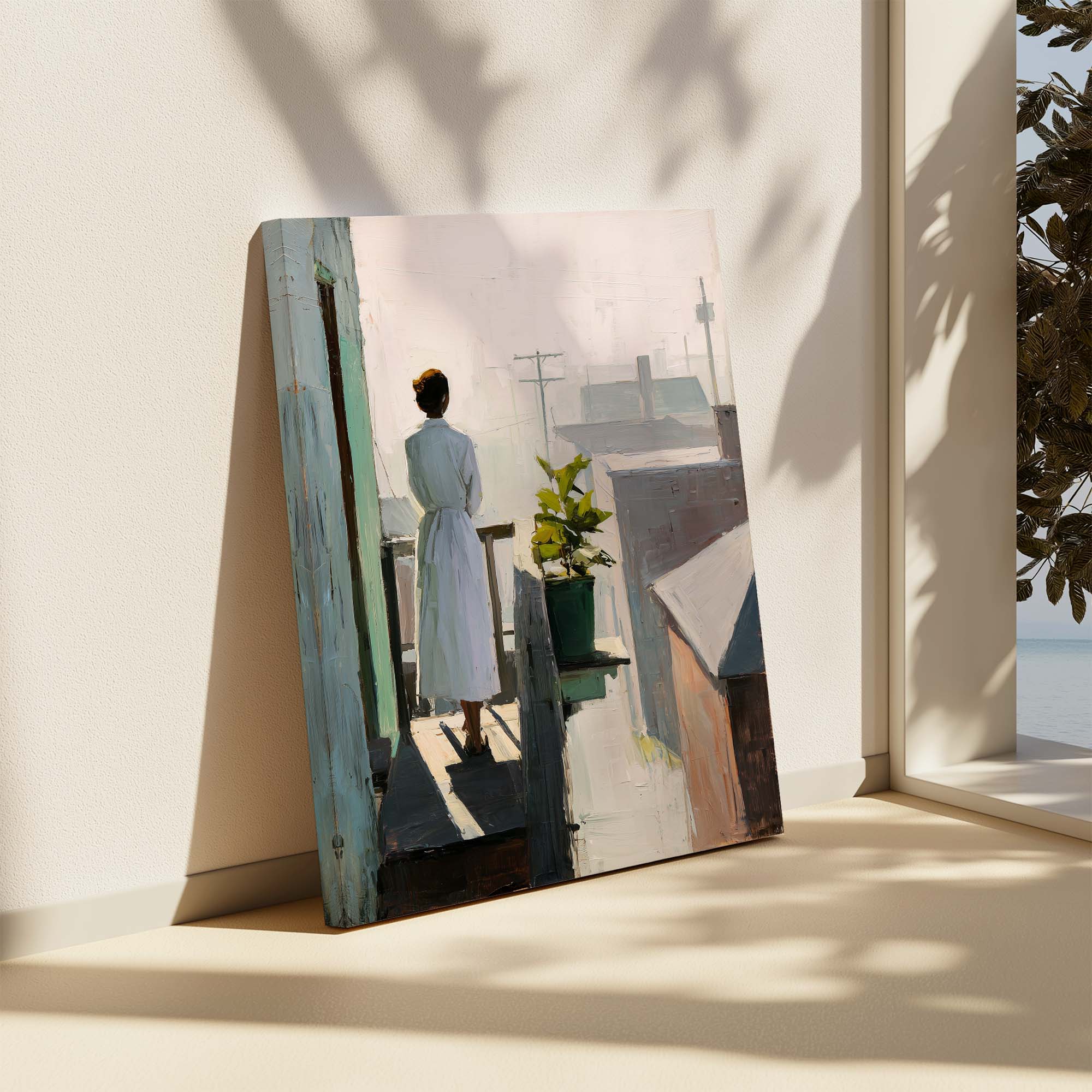 Balcony Stillness Canvas Print Canvas Art Wildfrog Art