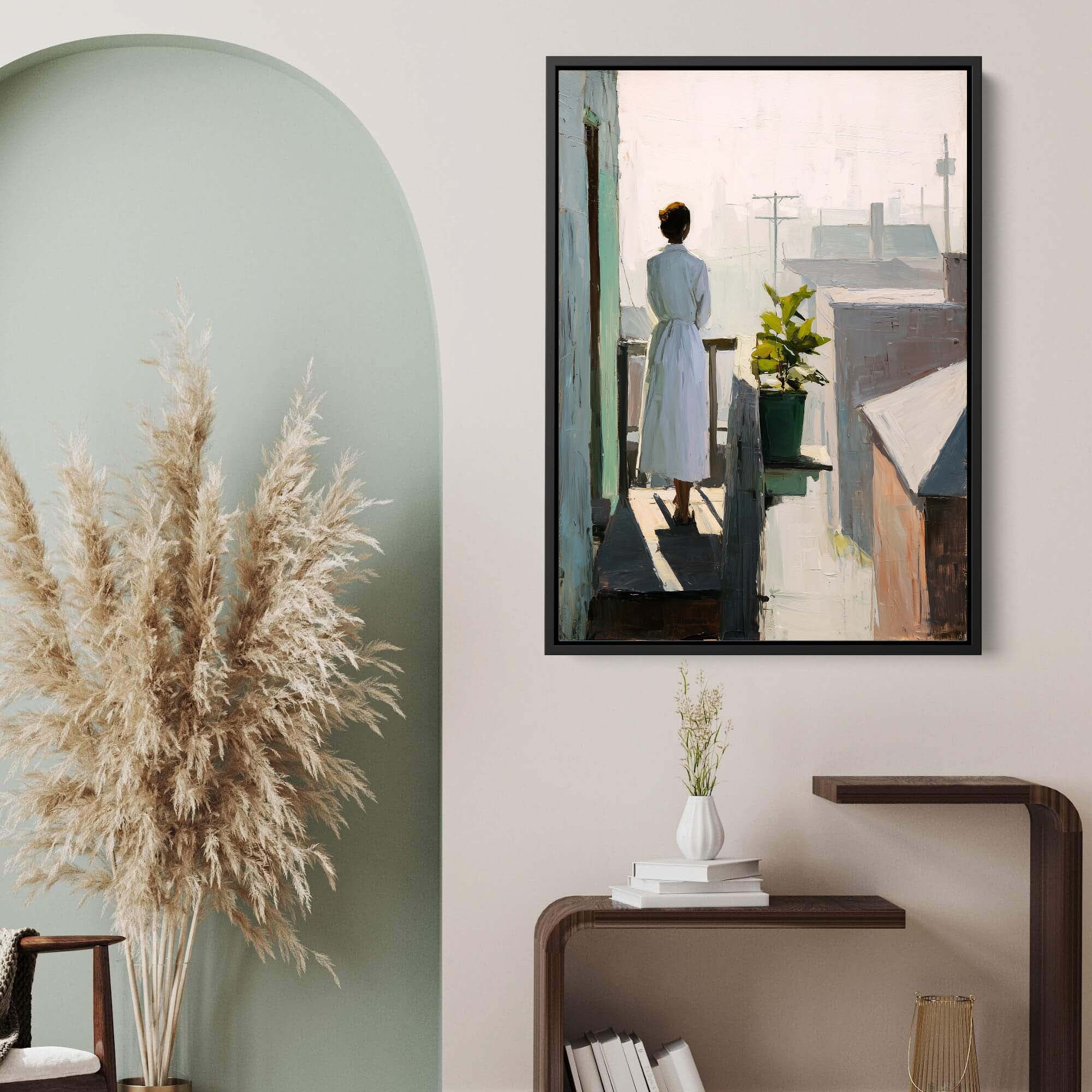 Balcony Stillness Canvas Print Canvas Art Wildfrog Art