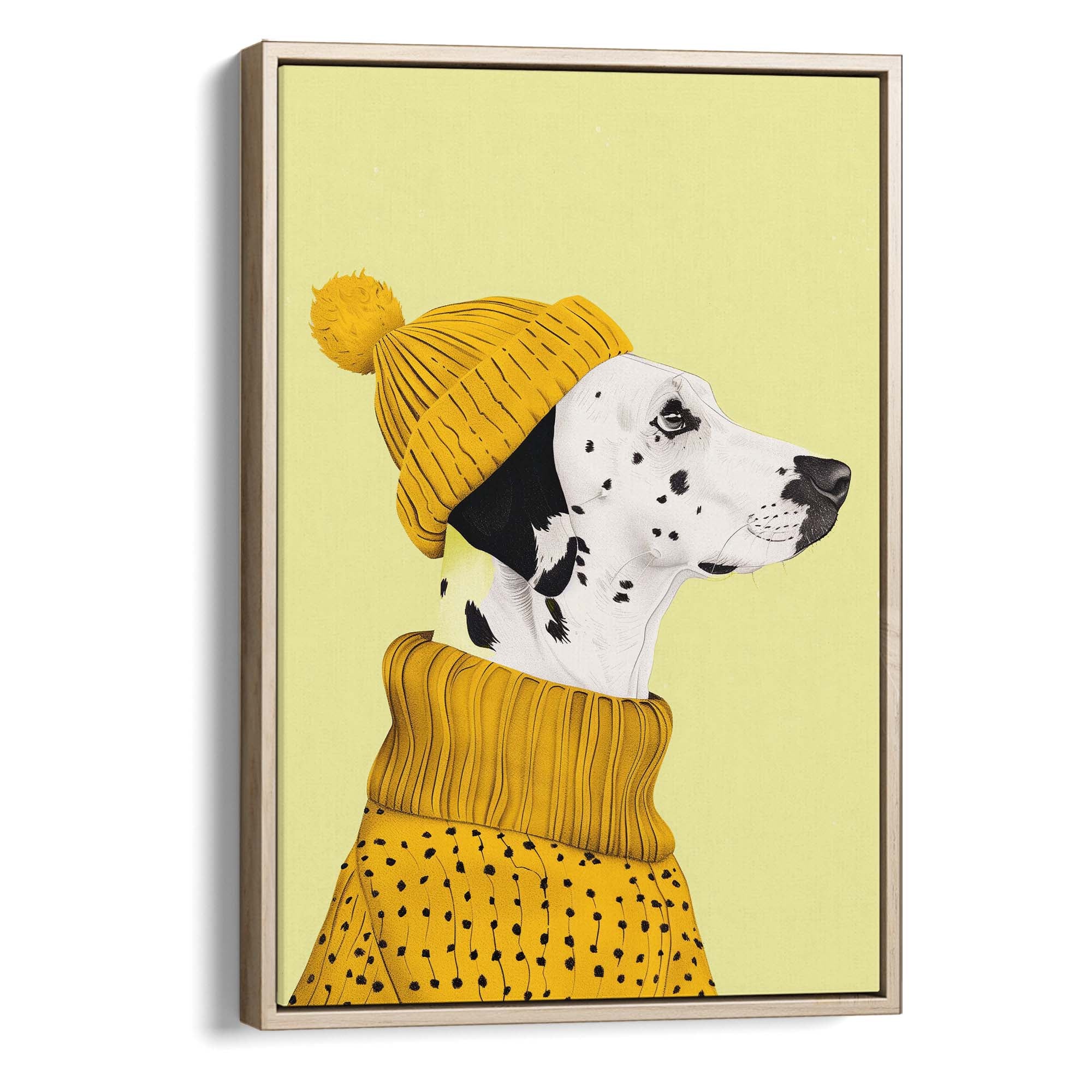 Beanie Dalmatian No2 Canvas Print Canvas Art Wildfrog Art