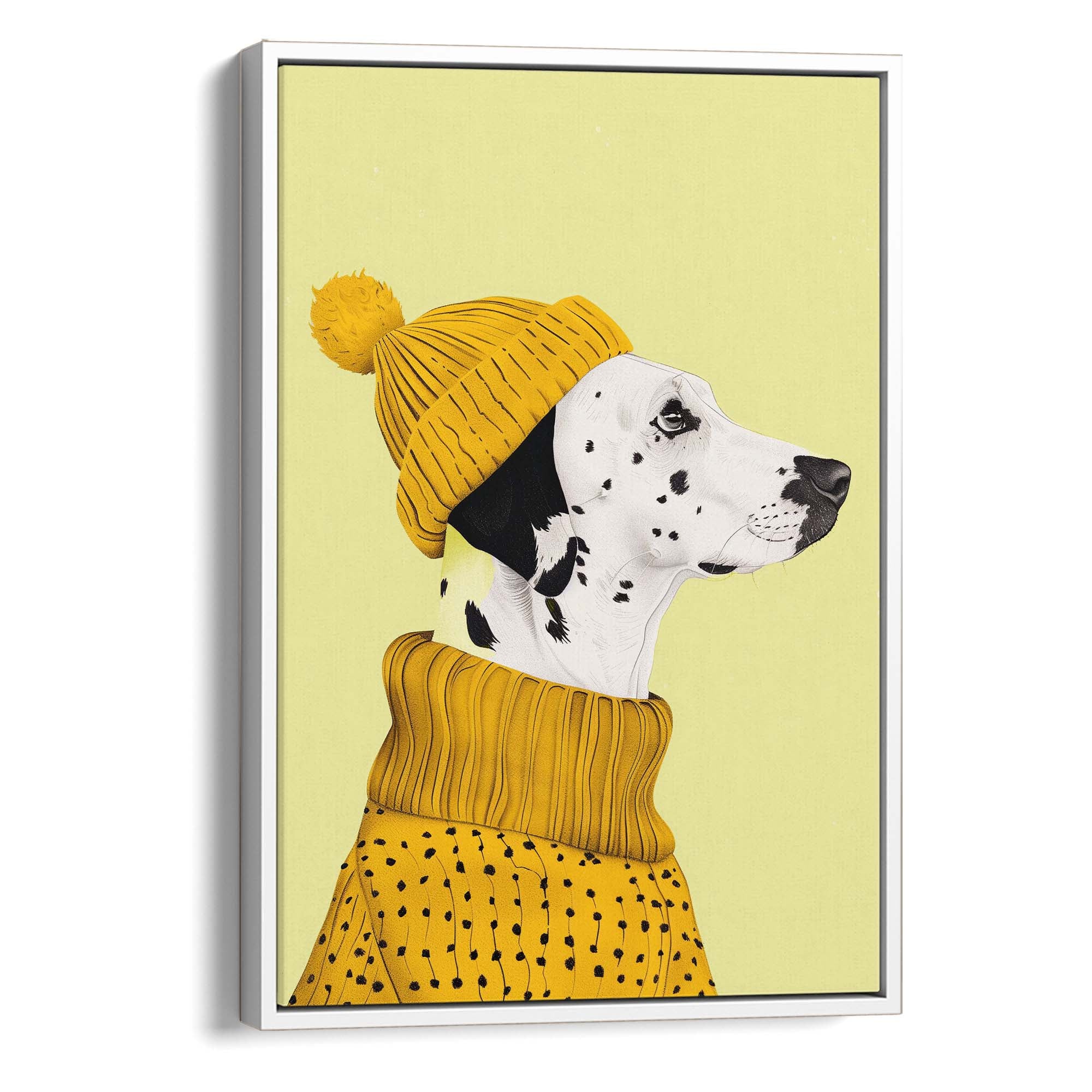 Beanie Dalmatian No2 Canvas Print Canvas Art Wildfrog Art