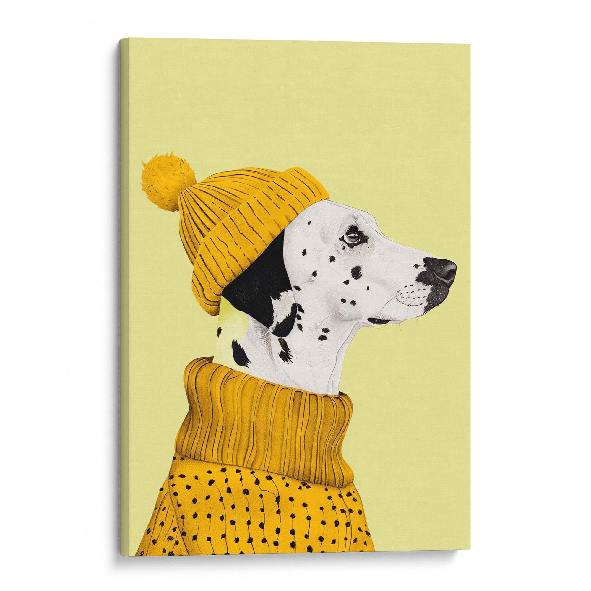 Beanie Dalmatian No2 Canvas Print Canvas Art Wildfrog Art