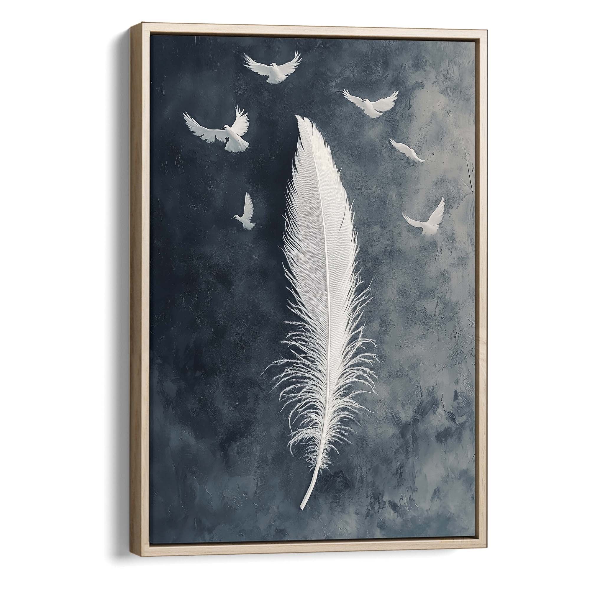 Birds of a Feather No1 Canvas Print Canvas Art Wildfrog Art