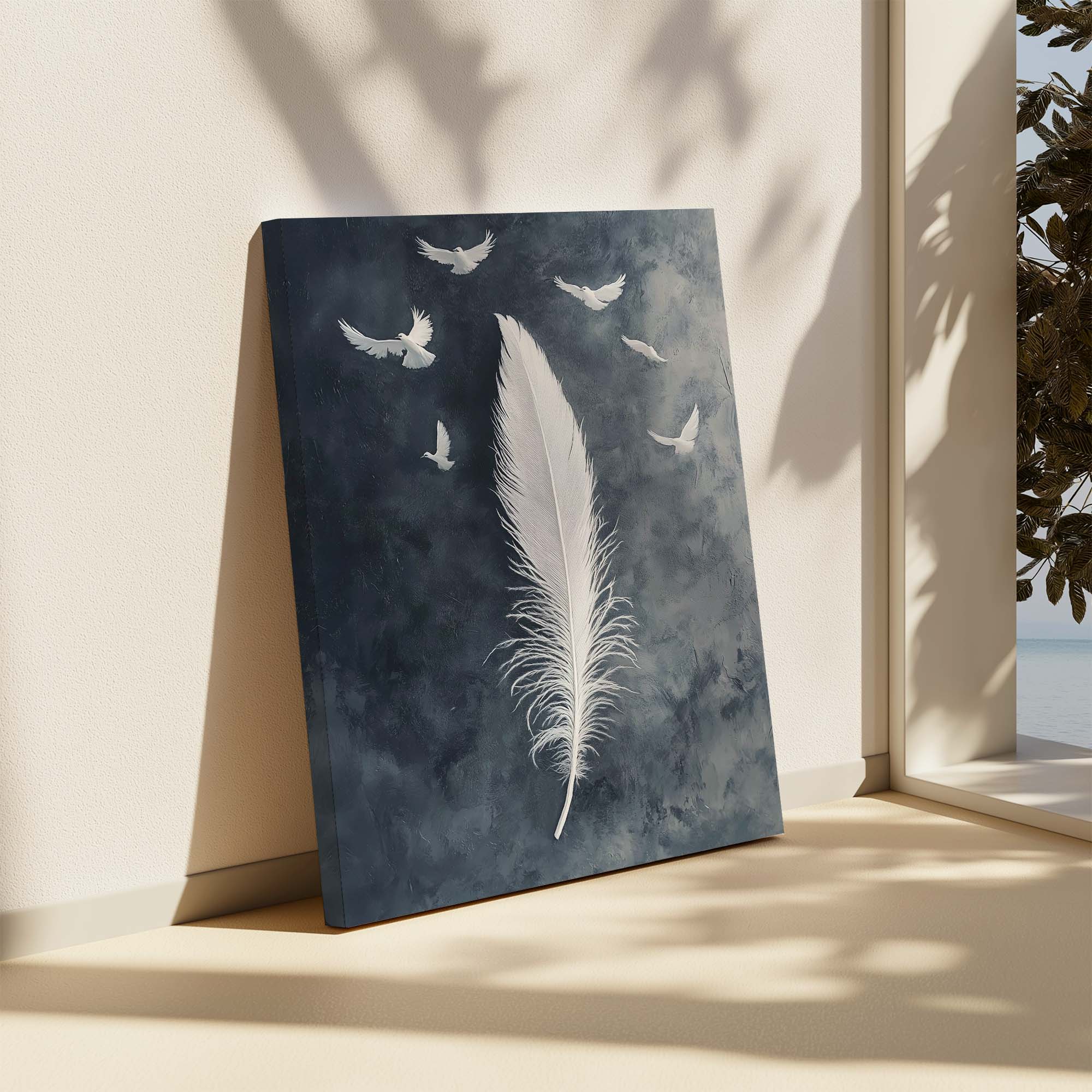 Birds of a Feather No1 Canvas Print Canvas Art Wildfrog Art