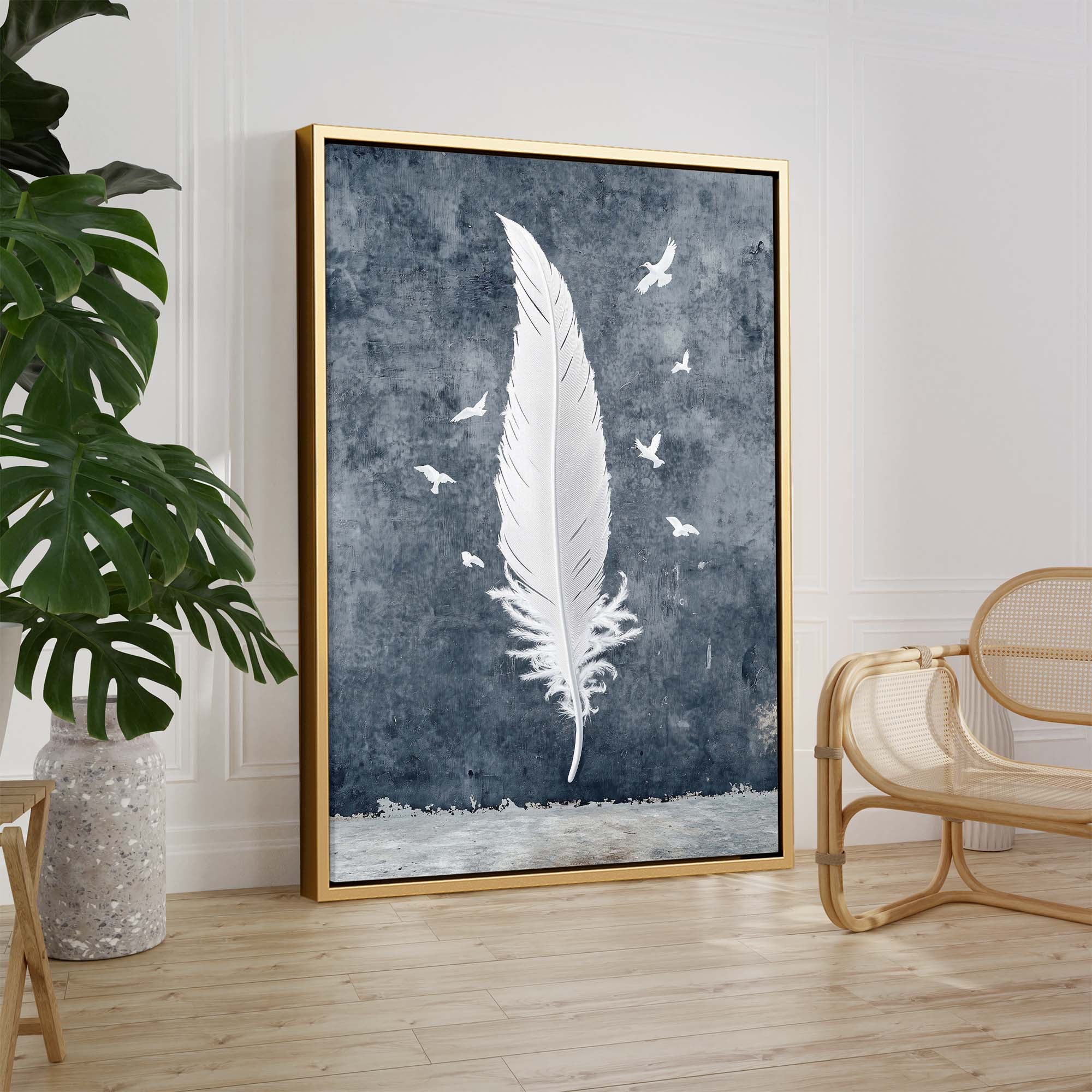 Birds of a Feather No2 Canvas Print Canvas Art Wildfrog Art