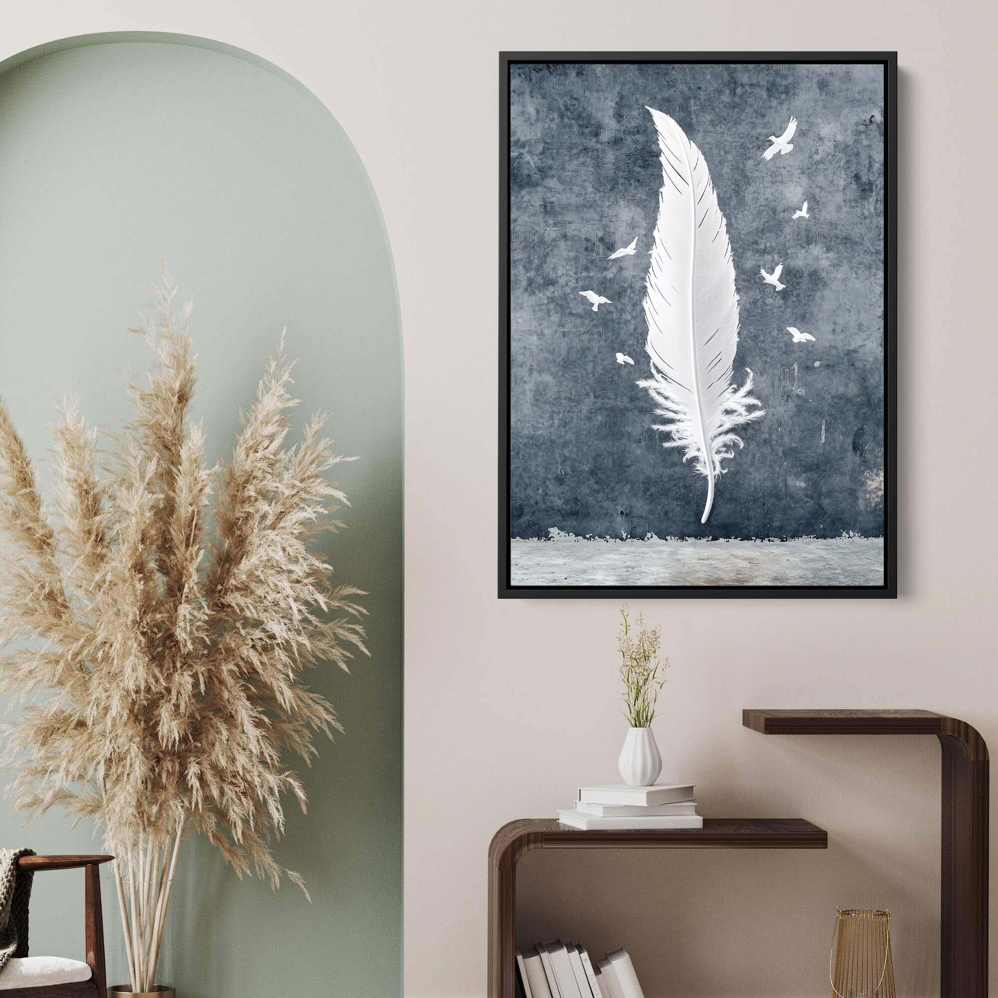 Birds of a Feather No2 Canvas Print Canvas Art Wildfrog Art