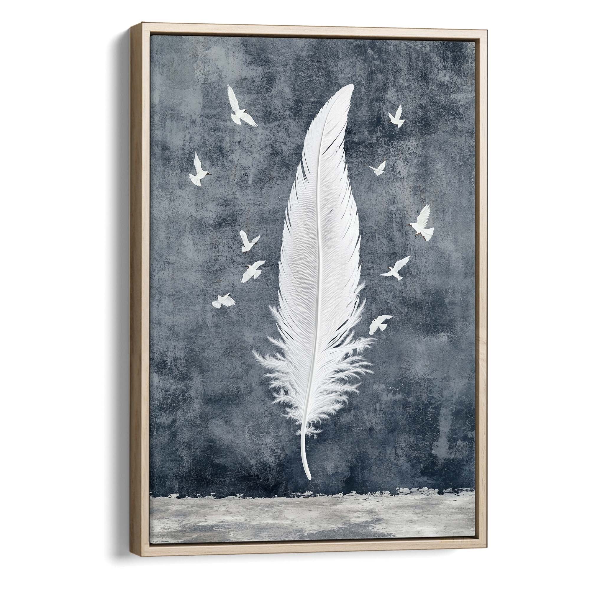 Birds of a Feather No3 Canvas Print Canvas Art Wildfrog Art