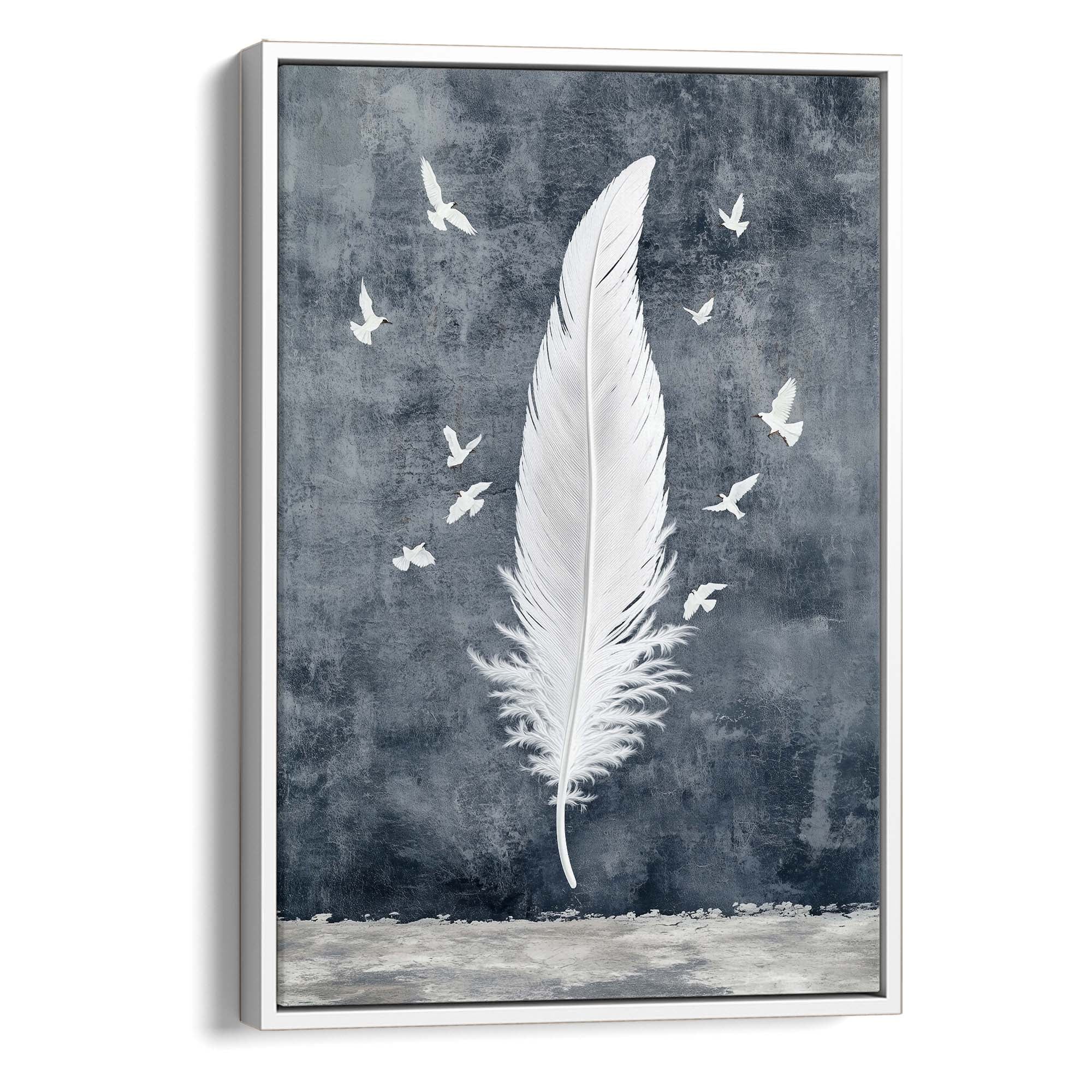 Birds of a Feather No3 Canvas Print Canvas Art Wildfrog Art