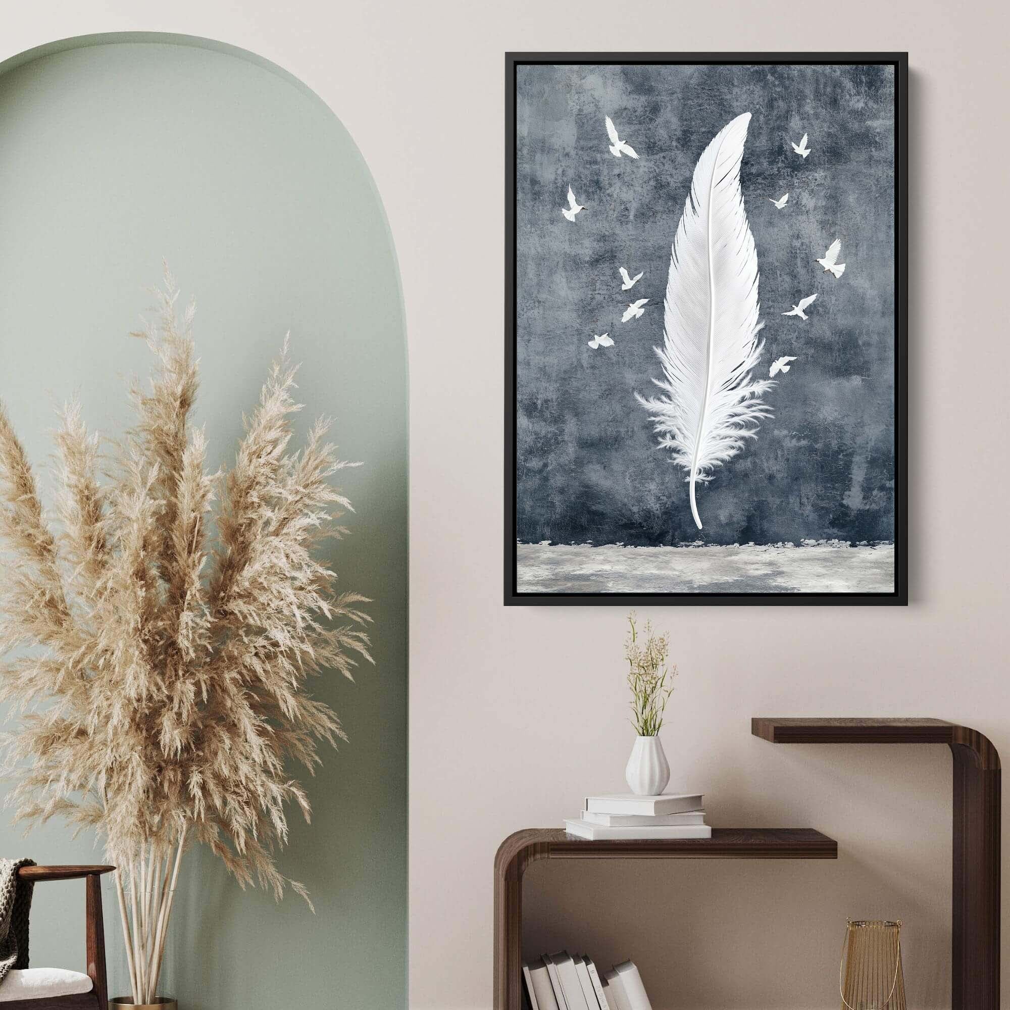 Birds of a Feather No3 Canvas Print Canvas Art Wildfrog Art