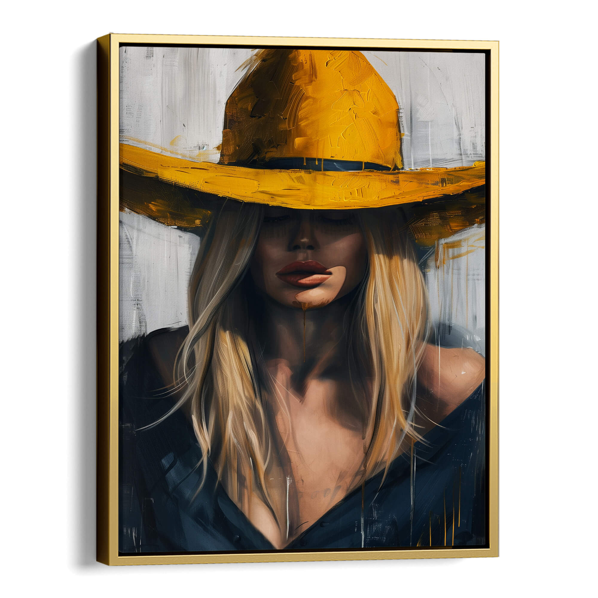 Blonde Cowgirl No1 Canvas Print Canvas Art Wildfrog Art