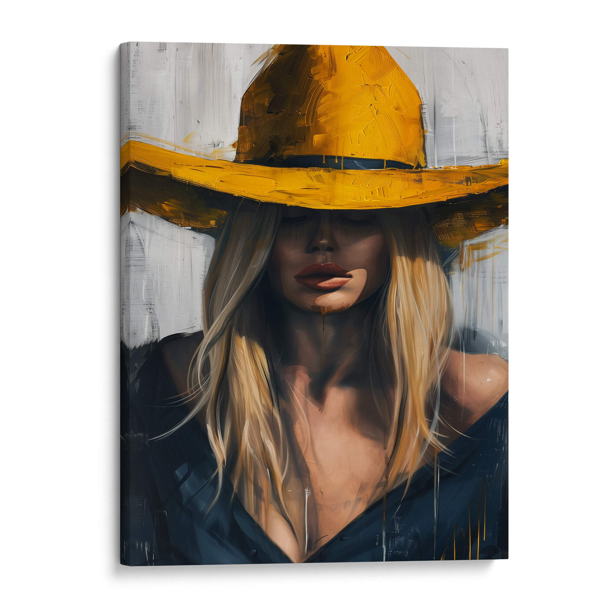 Blonde Cowgirl No1 Canvas Print Canvas Art Wildfrog Art