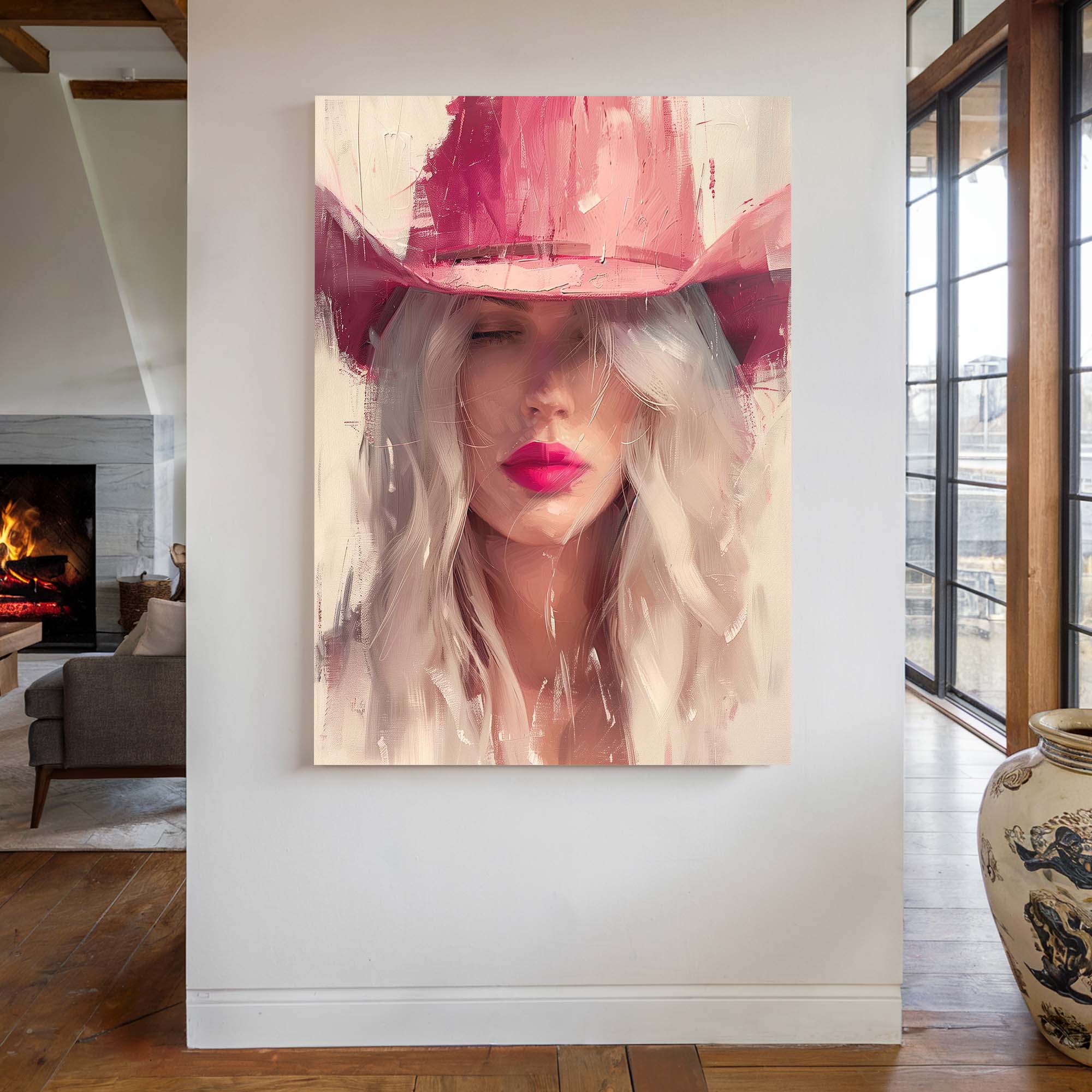Blush Rodeo Canvas Print