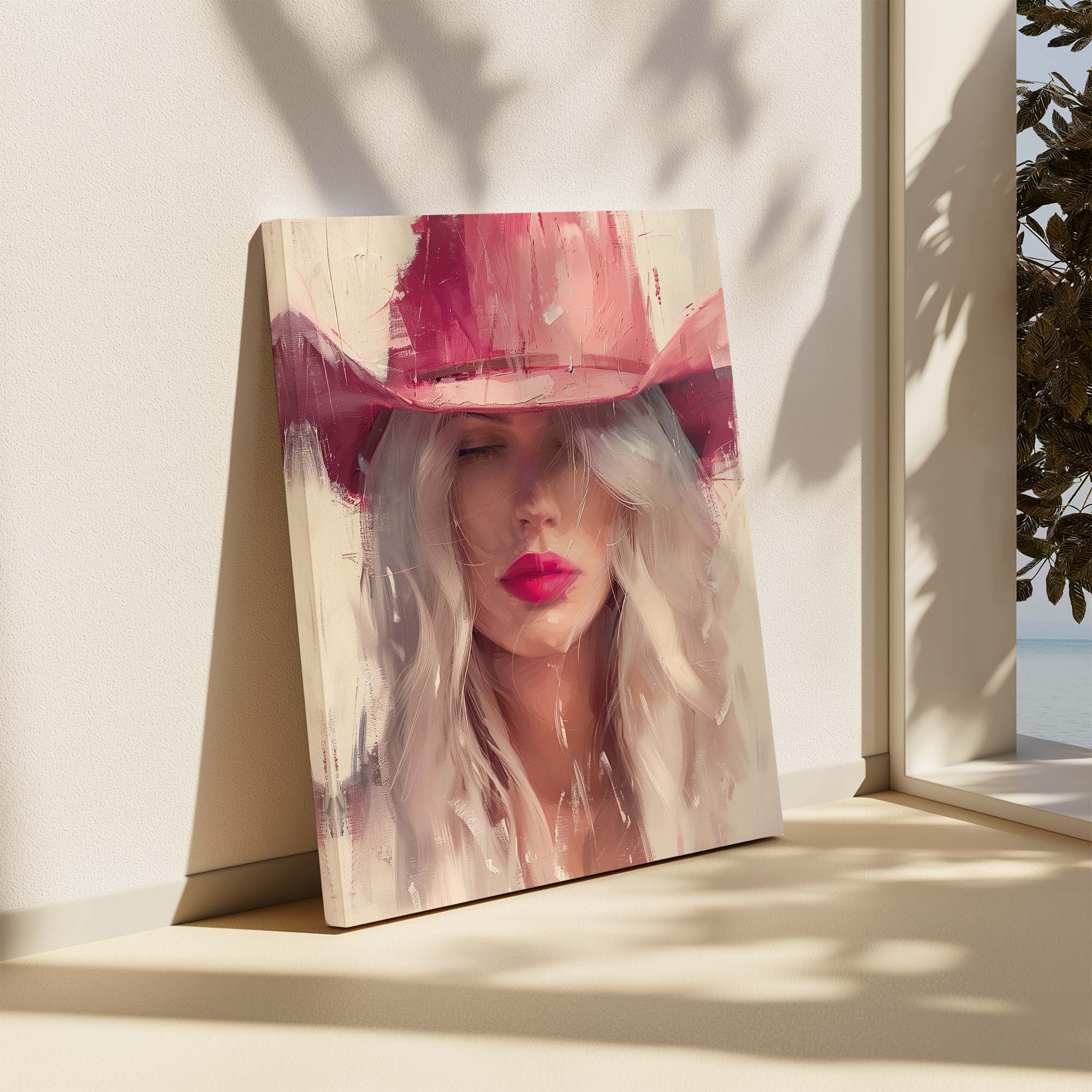 Blush Rodeo Canvas Print