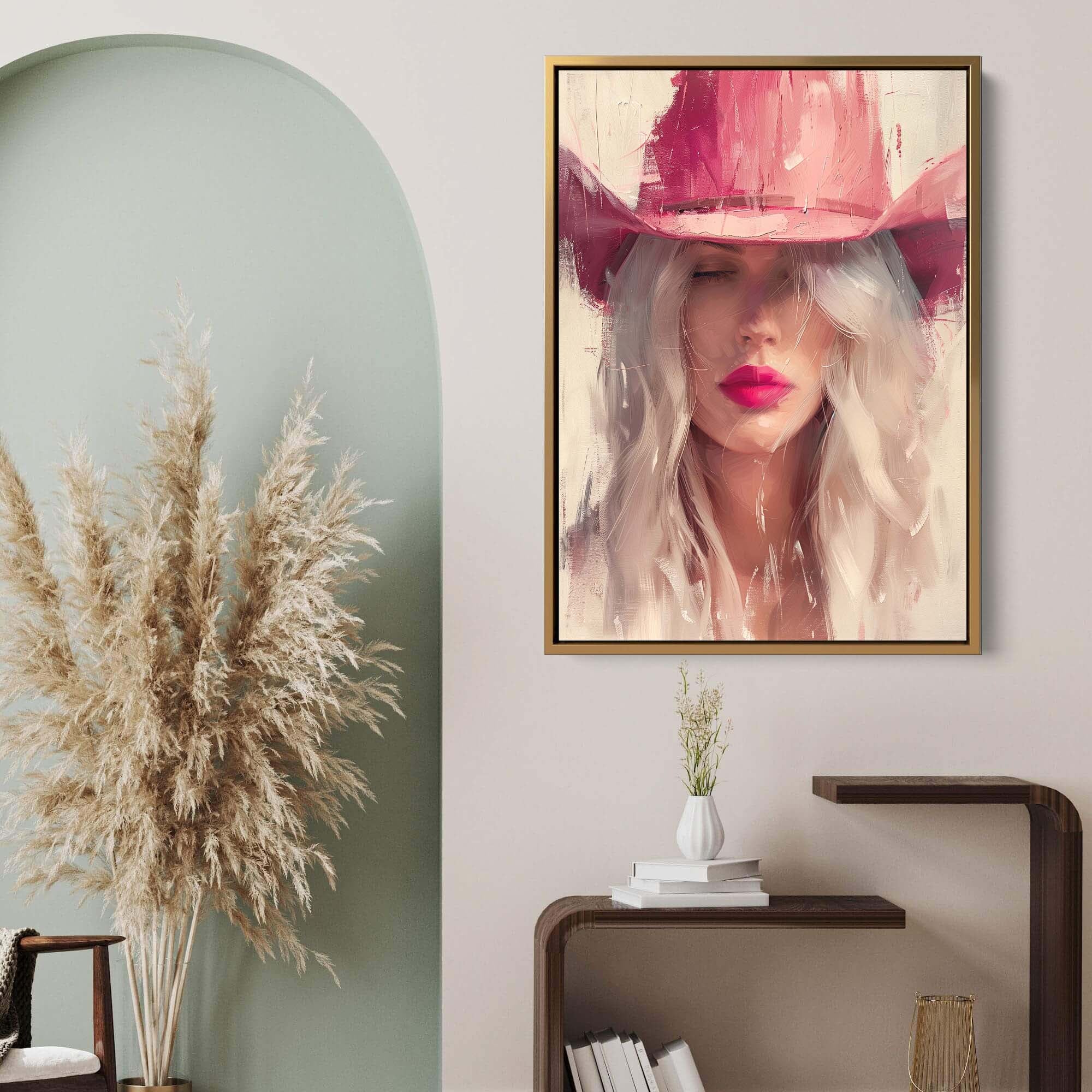 Blush Rodeo Canvas Print