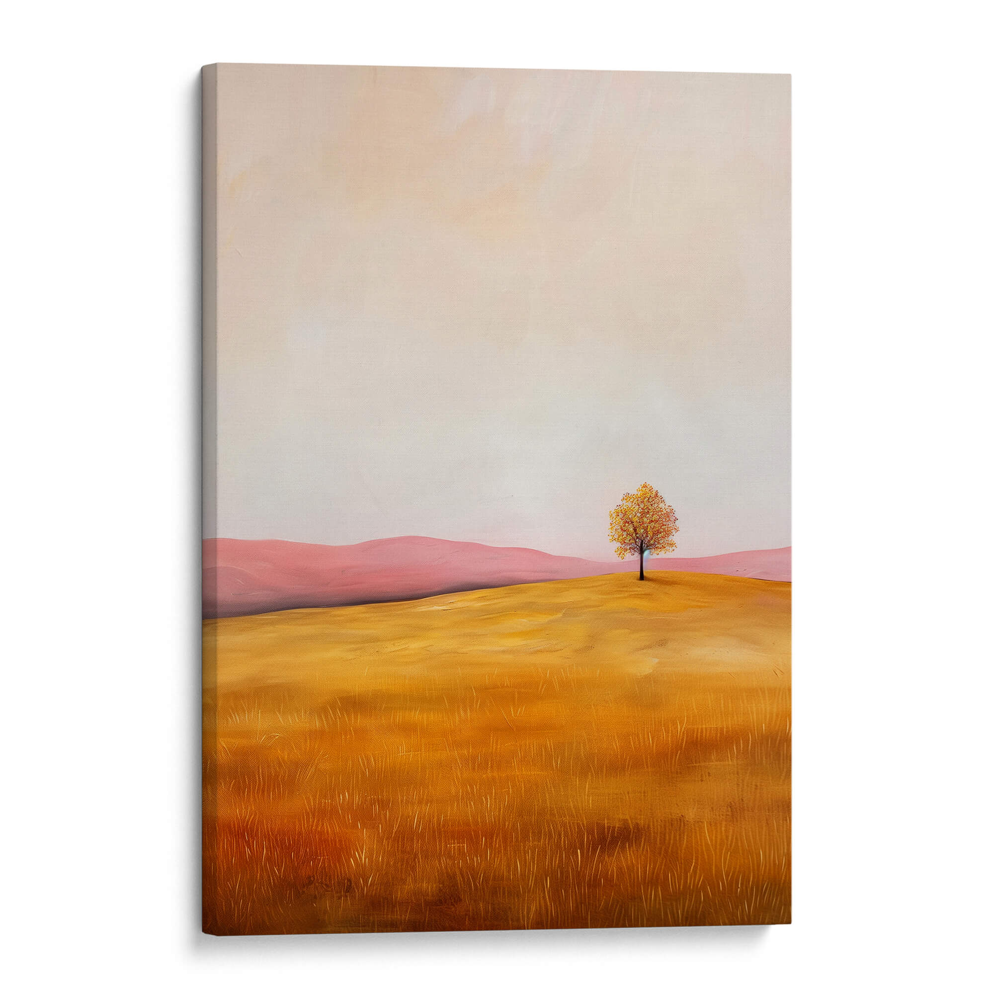 Blush Valley Tree Canvas Print